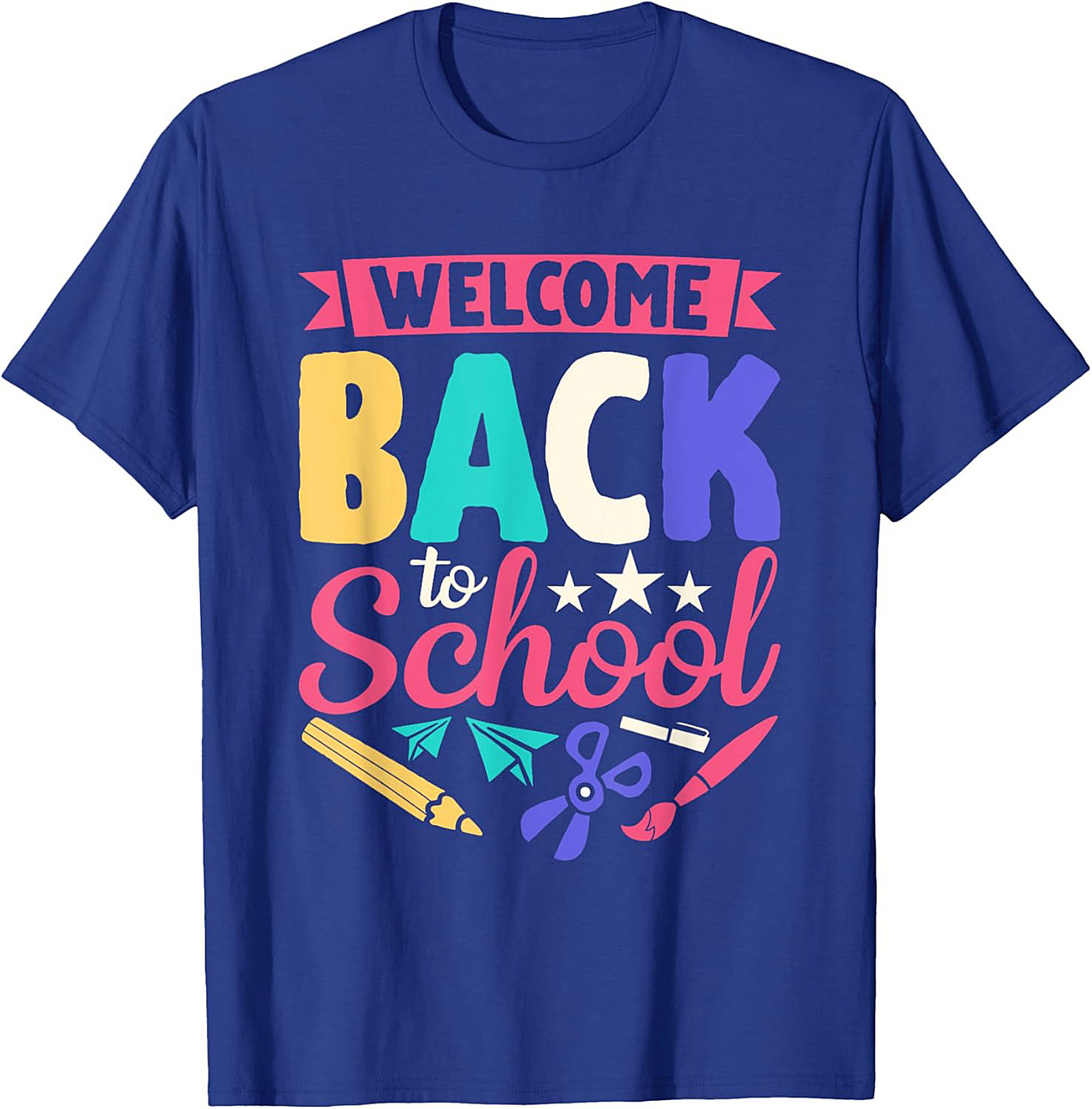 Welcome Back to School T-shirt | Colorful First Day Teacher Graphic Tee