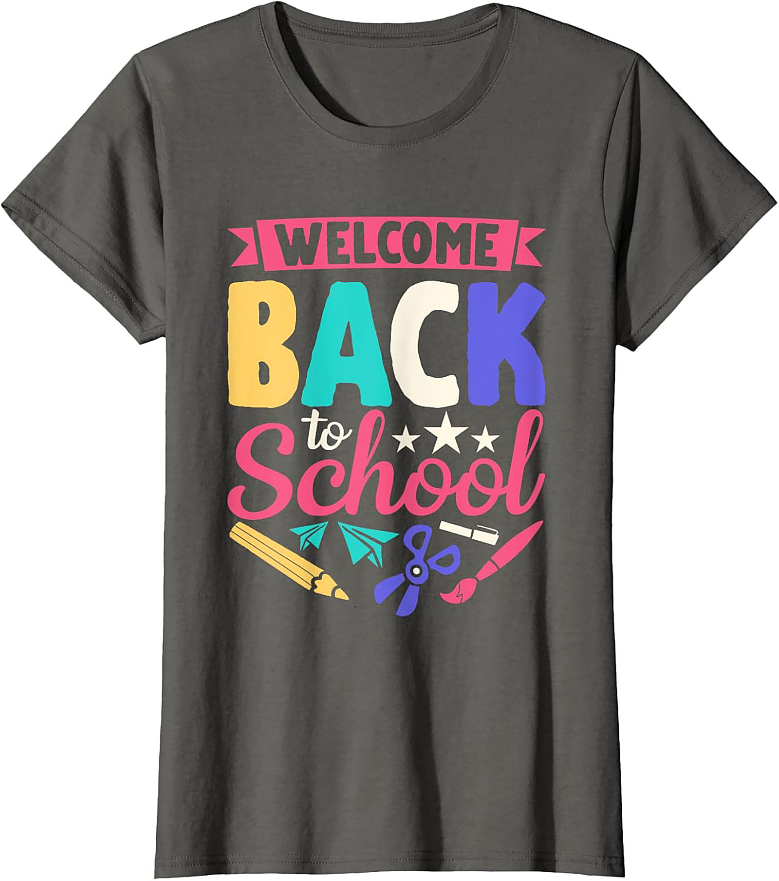 Welcome Back to School T-shirt | Colorful First Day Teacher Graphic Tee