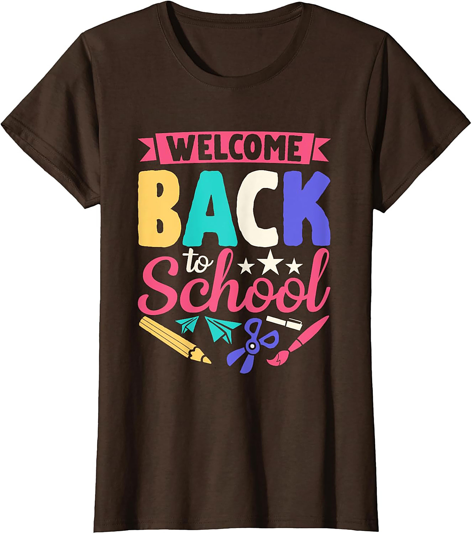 Welcome Back to School T-shirt | Colorful First Day Teacher Graphic Tee