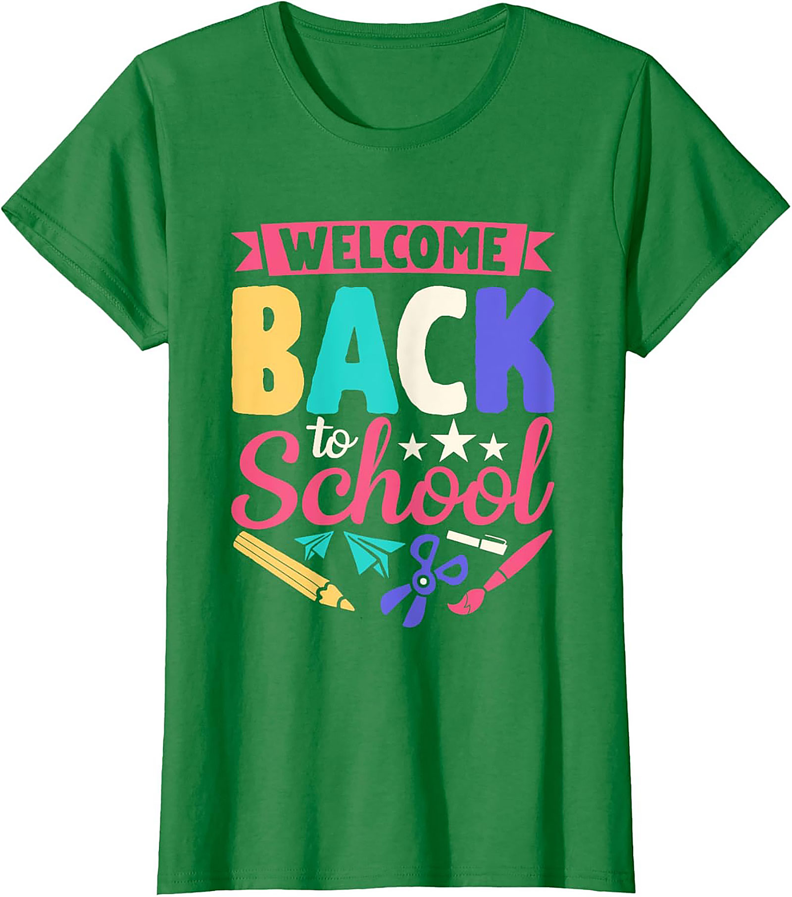 Welcome Back to School T-shirt | Colorful First Day Teacher Graphic Tee