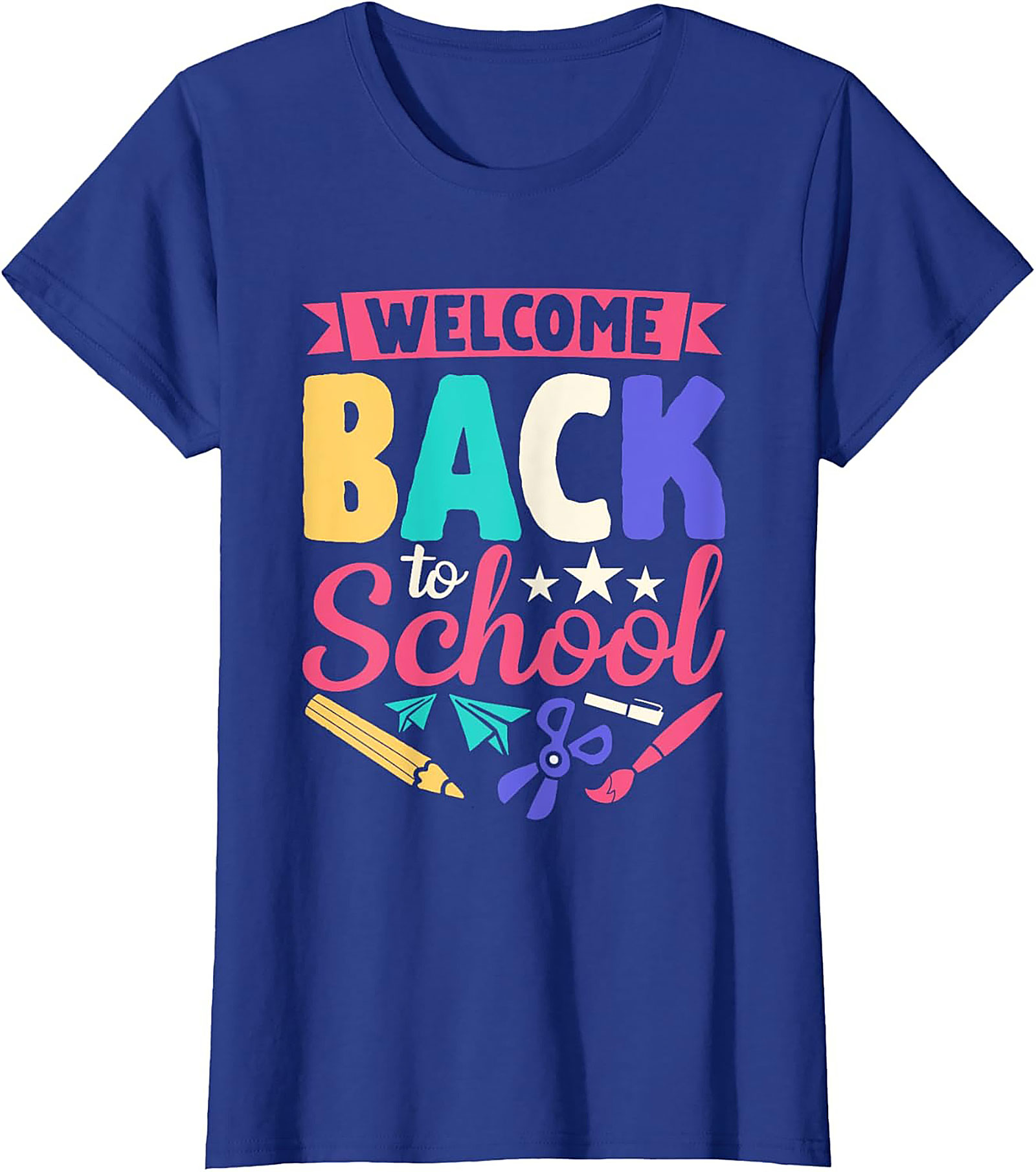 Welcome Back to School T-shirt | Colorful First Day Teacher Graphic Tee