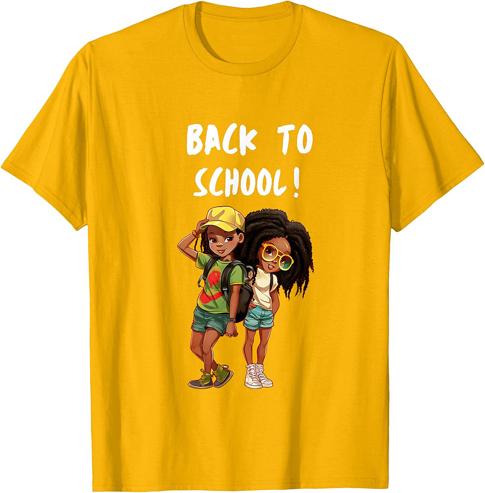 Black Girls Back to School Representation Graphic Tee