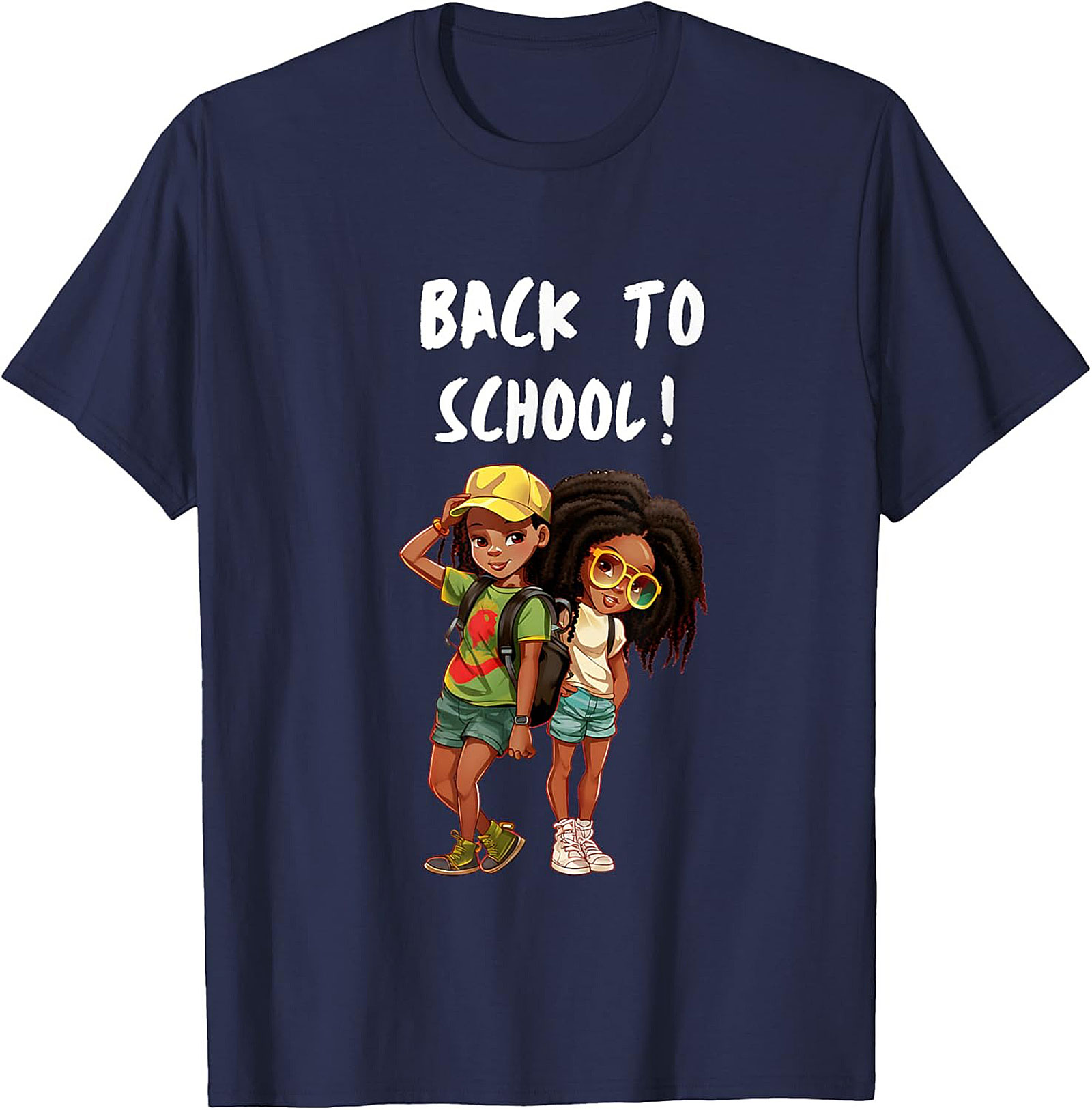 Black Girls Back to School Representation Graphic Tee