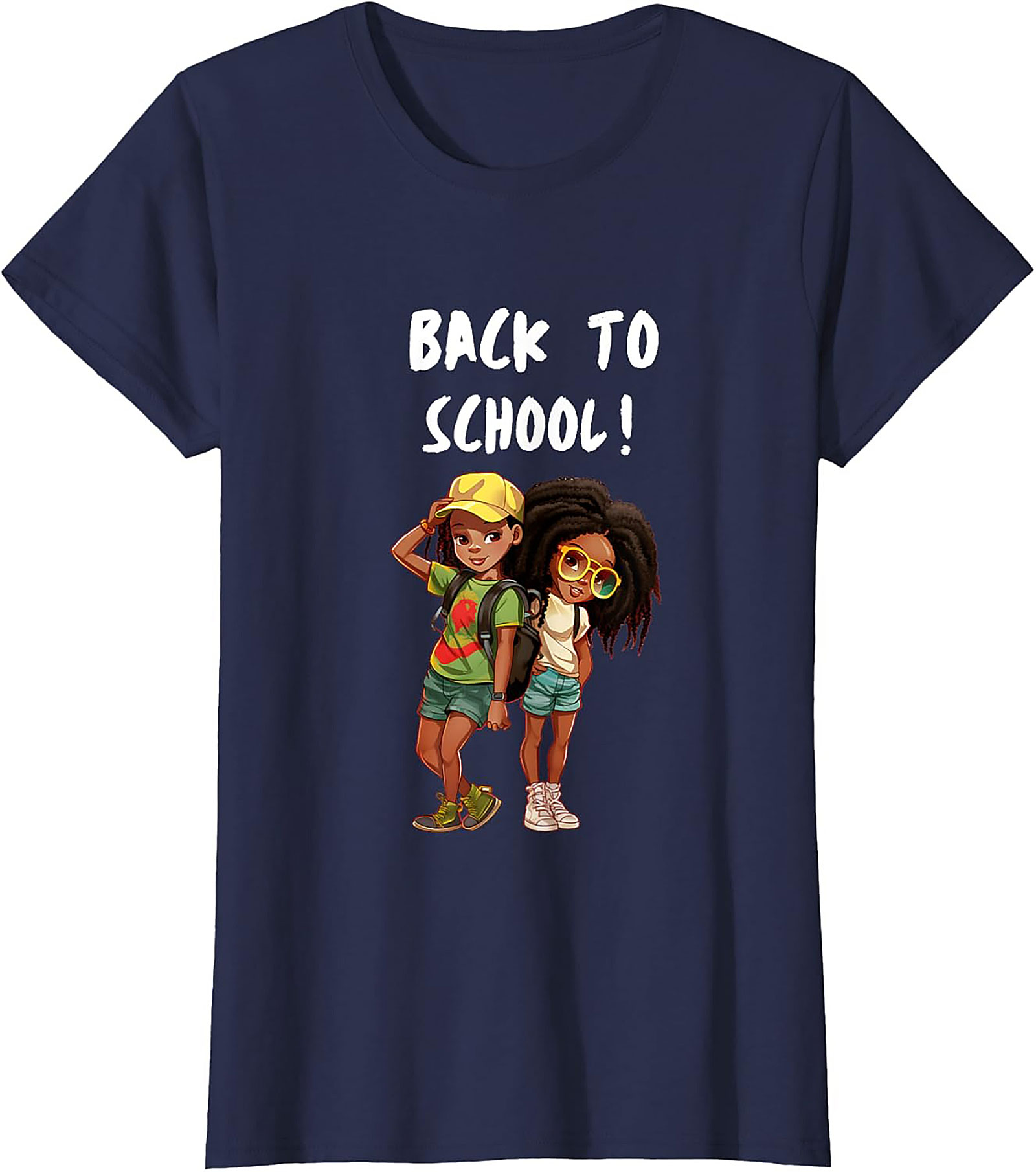 Black Girls Back to School Representation Graphic Tee