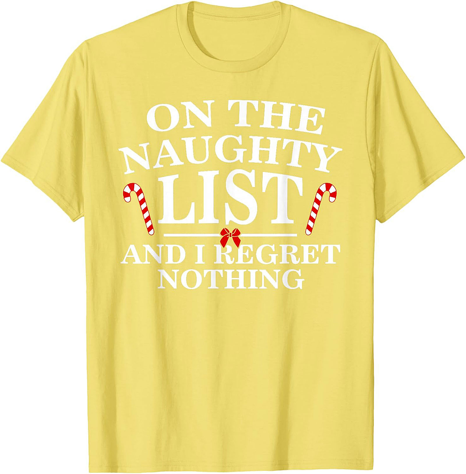  Naughty List T-shirt: Funny Christmas Graphic Tee