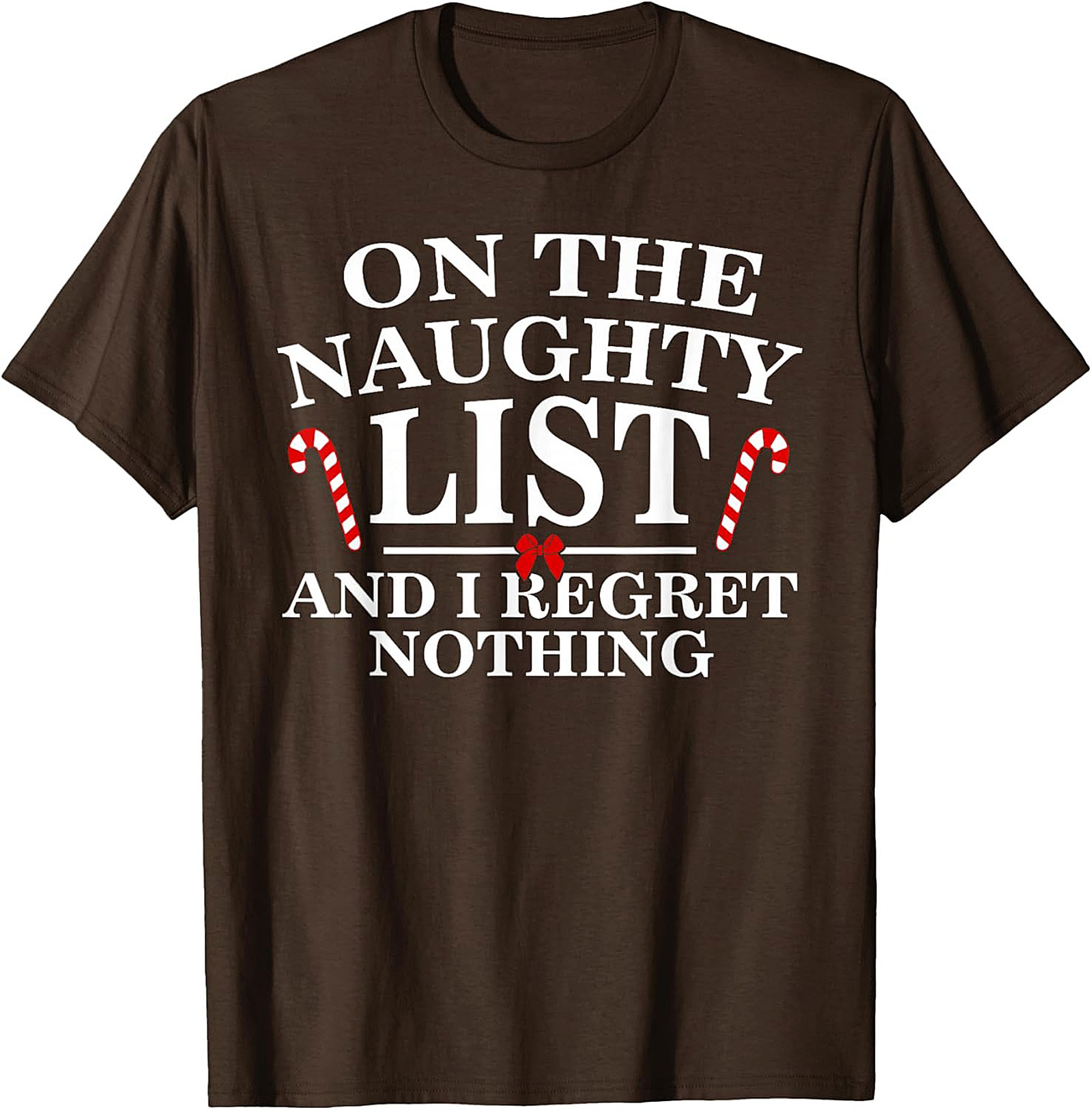  Naughty List T-shirt: Funny Christmas Graphic Tee