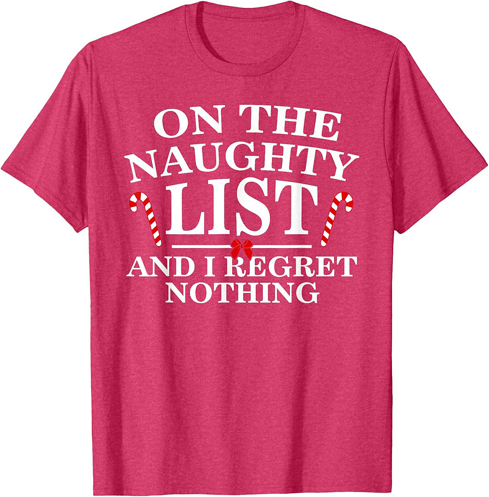  Naughty List T-shirt: Funny Christmas Graphic Tee
