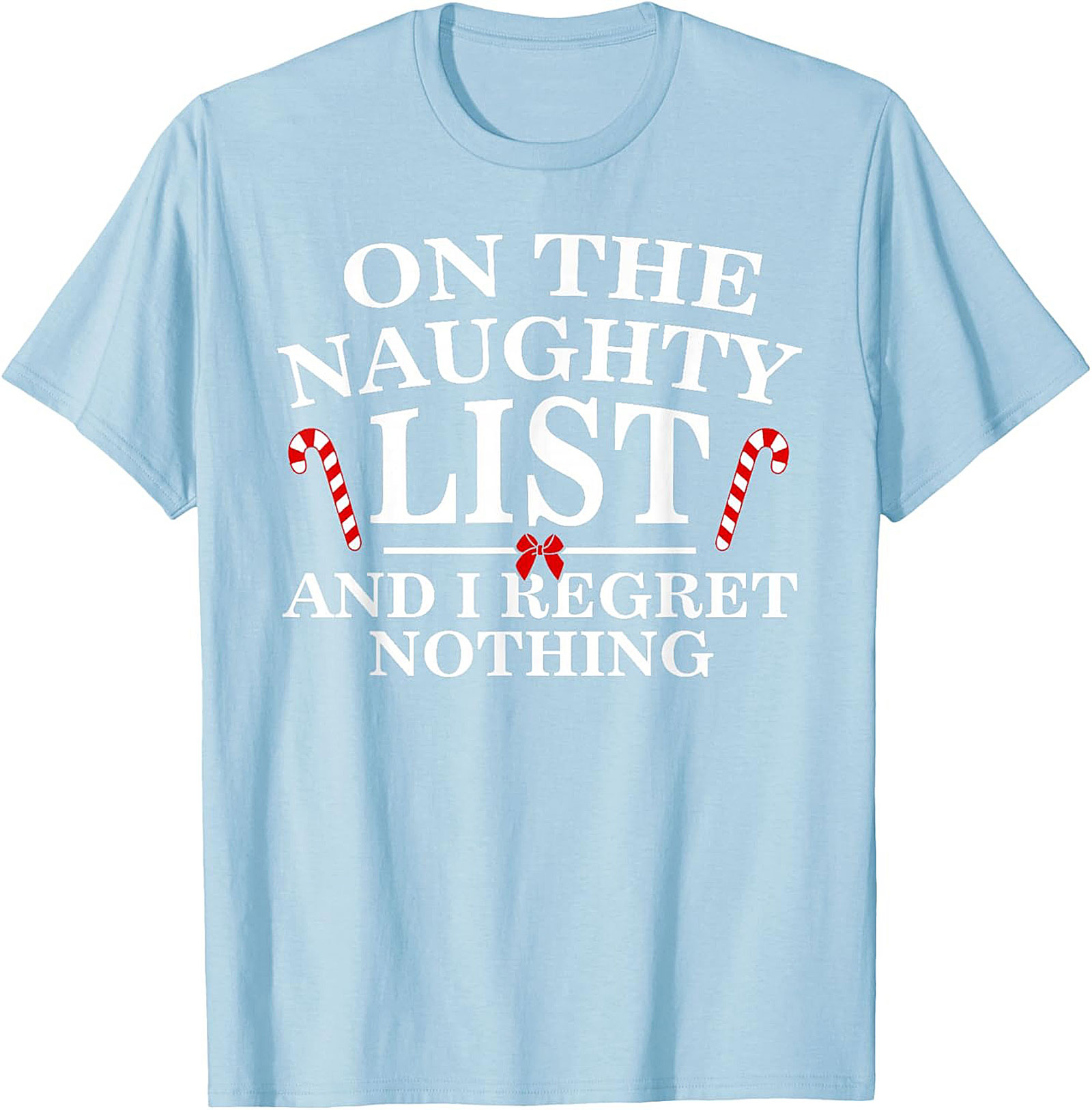  Naughty List T-shirt: Funny Christmas Graphic Tee
