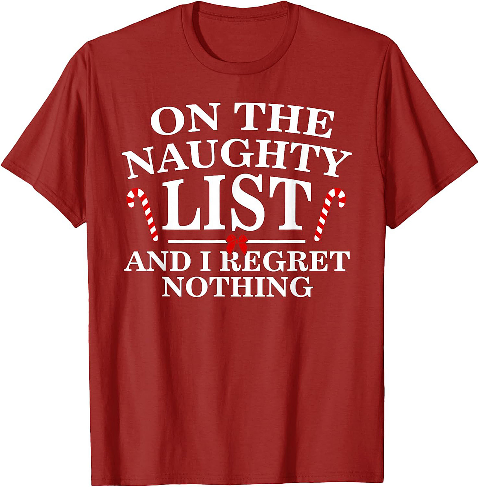  Naughty List T-shirt: Funny Christmas Graphic Tee