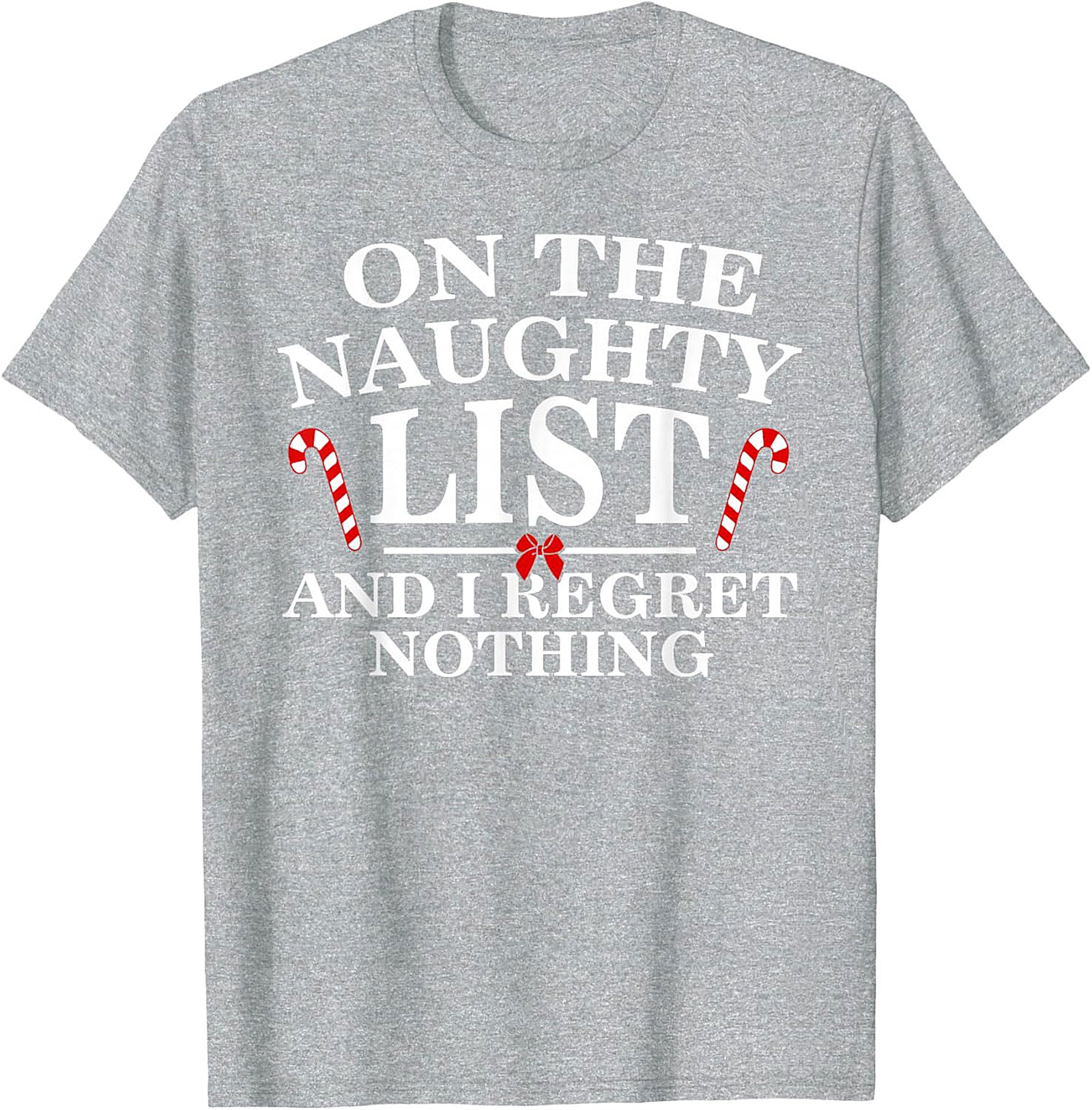  Naughty List T-shirt: Funny Christmas Graphic Tee