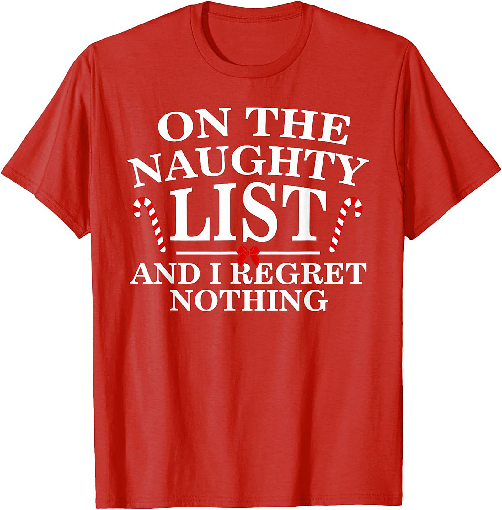  Naughty List T-shirt: Funny Christmas Graphic Tee