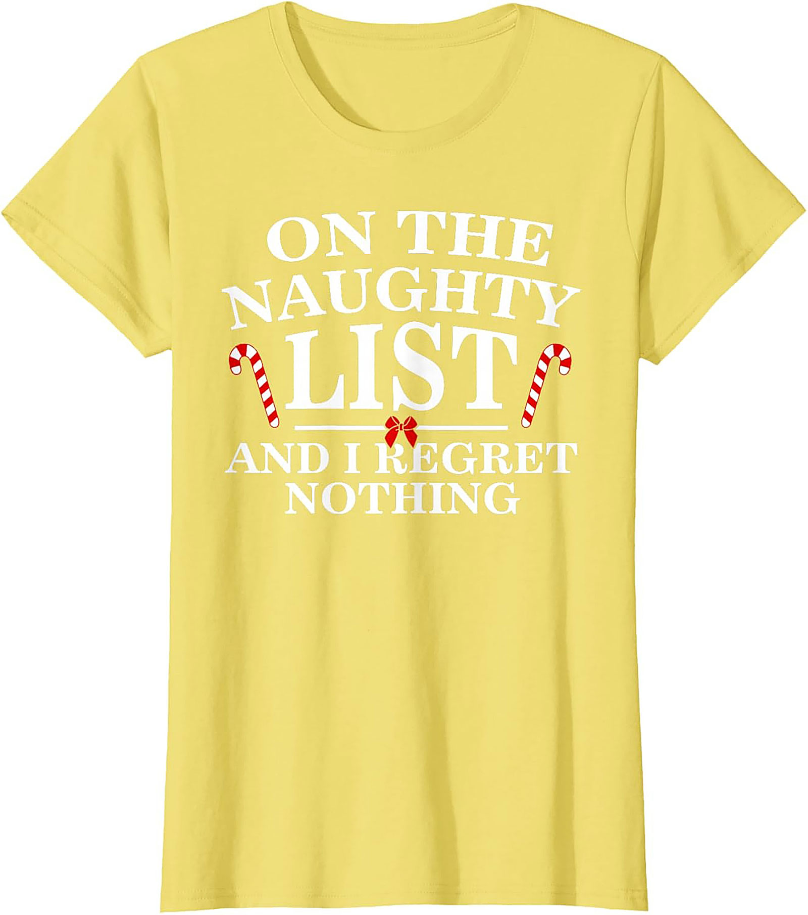  Naughty List T-shirt: Funny Christmas Graphic Tee
