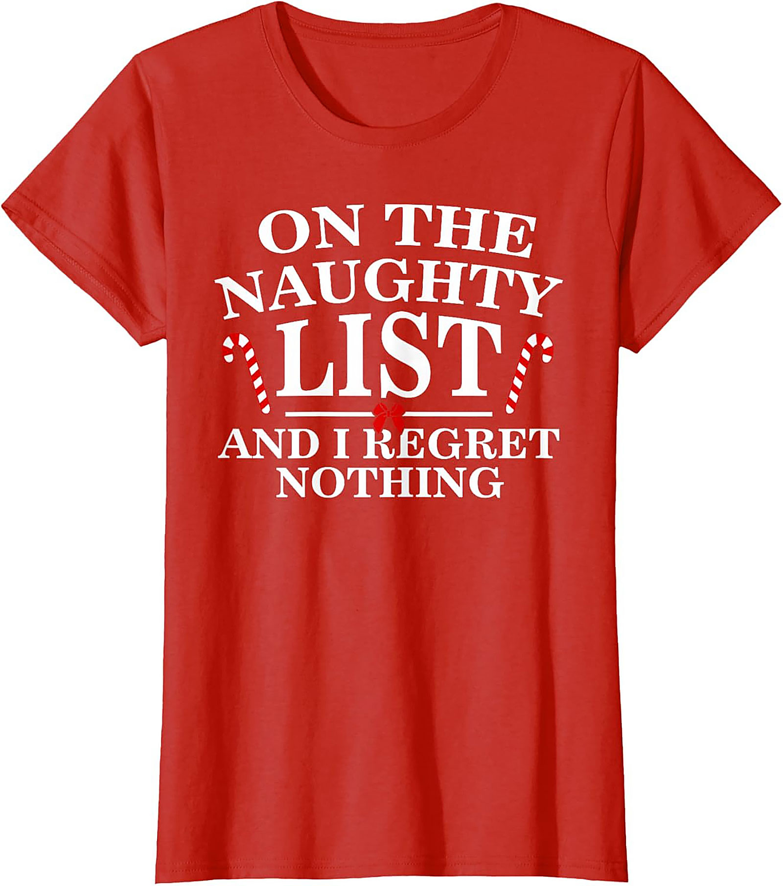  Naughty List T-shirt: Funny Christmas Graphic Tee