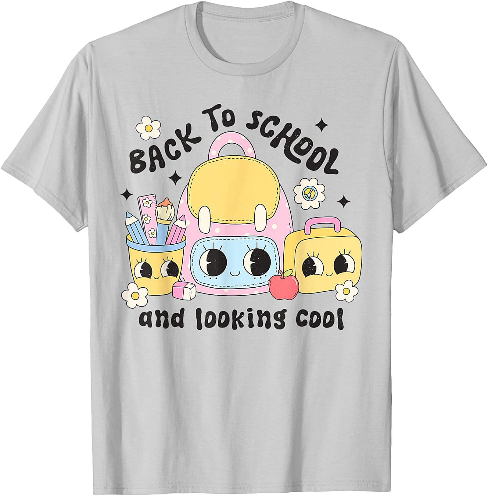 Cute Back to School Graphic Tee – Looking Cool First Day Unisex Shirt