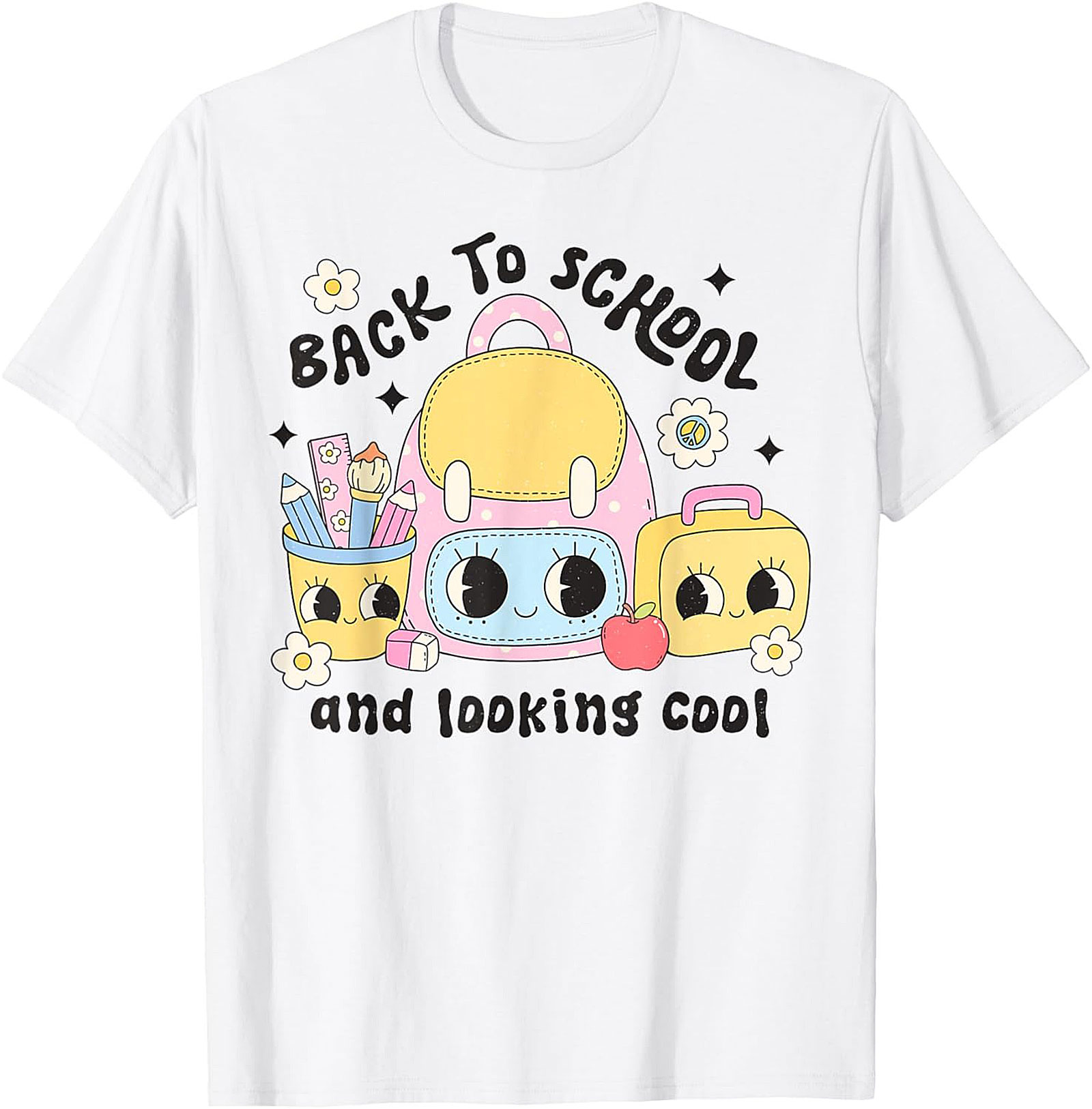 Cute Back to School Graphic Tee – Looking Cool First Day Unisex Shirt