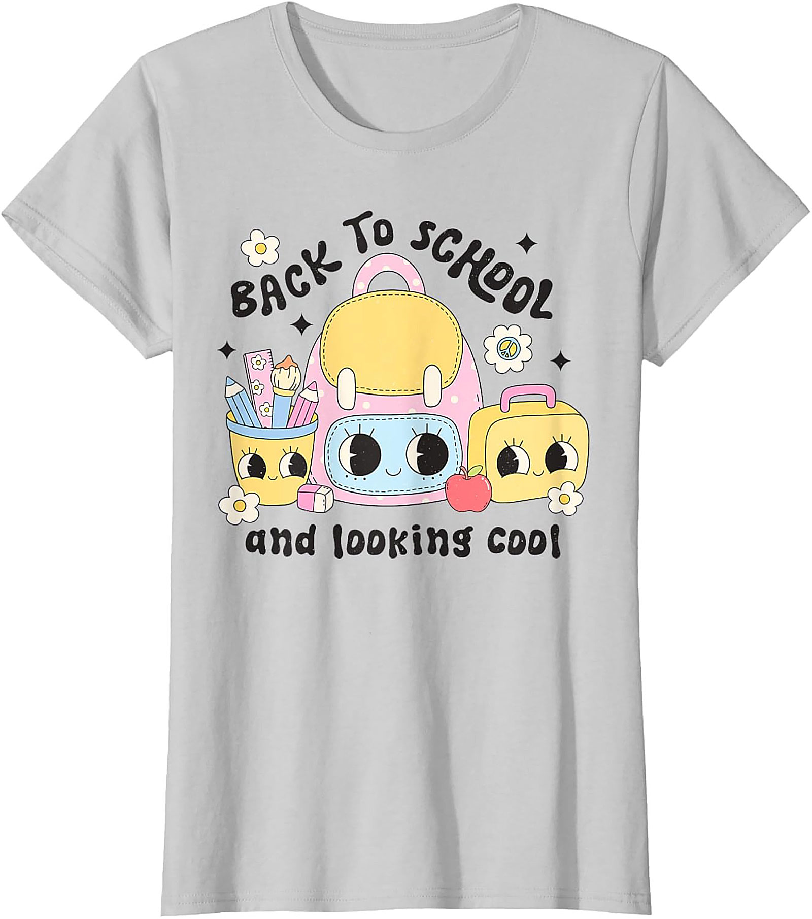 Cute Back to School Graphic Tee – Looking Cool First Day Unisex Shirt