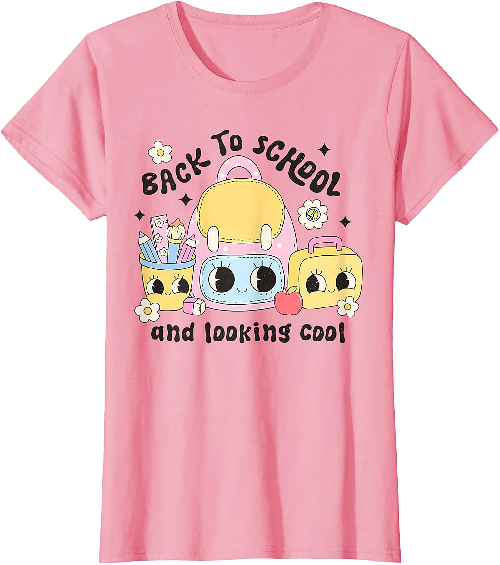 Cute Back to School Graphic Tee – Looking Cool First Day Unisex Shirt