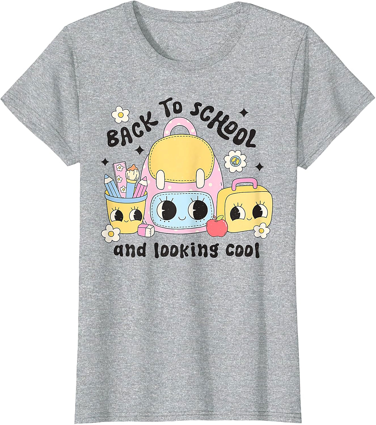 Cute Back to School Graphic Tee – Looking Cool First Day Unisex Shirt
