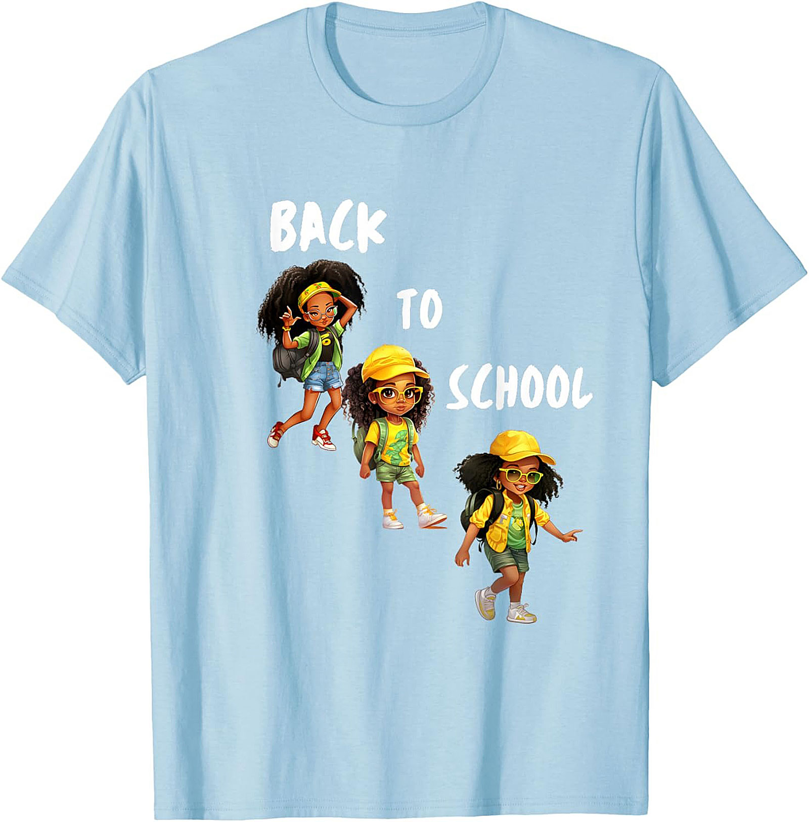Confident Black Girl Back to School T-shirt | First Day of School Graphic Tee