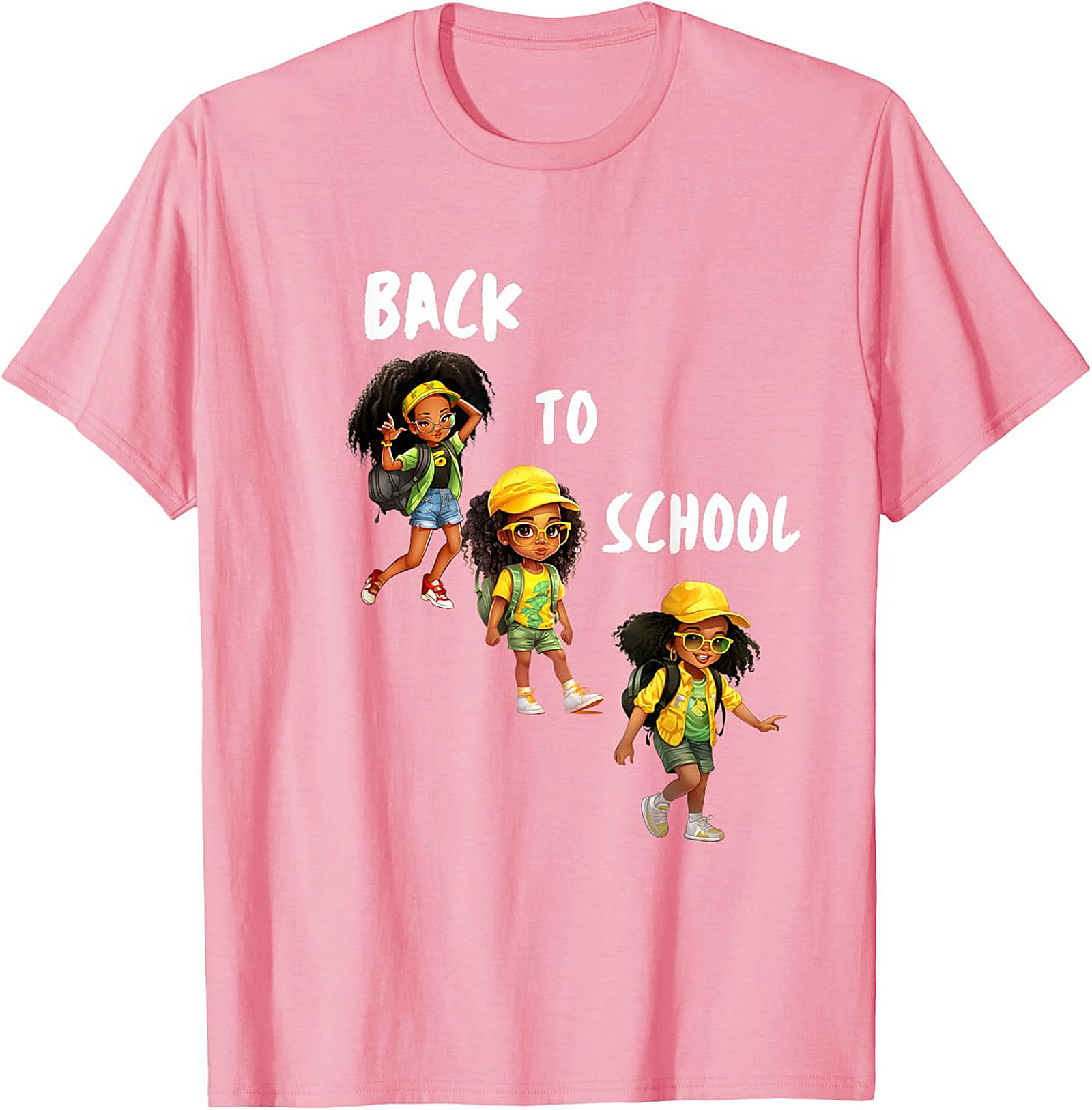 Confident Black Girl Back to School T-shirt | First Day of School Graphic Tee