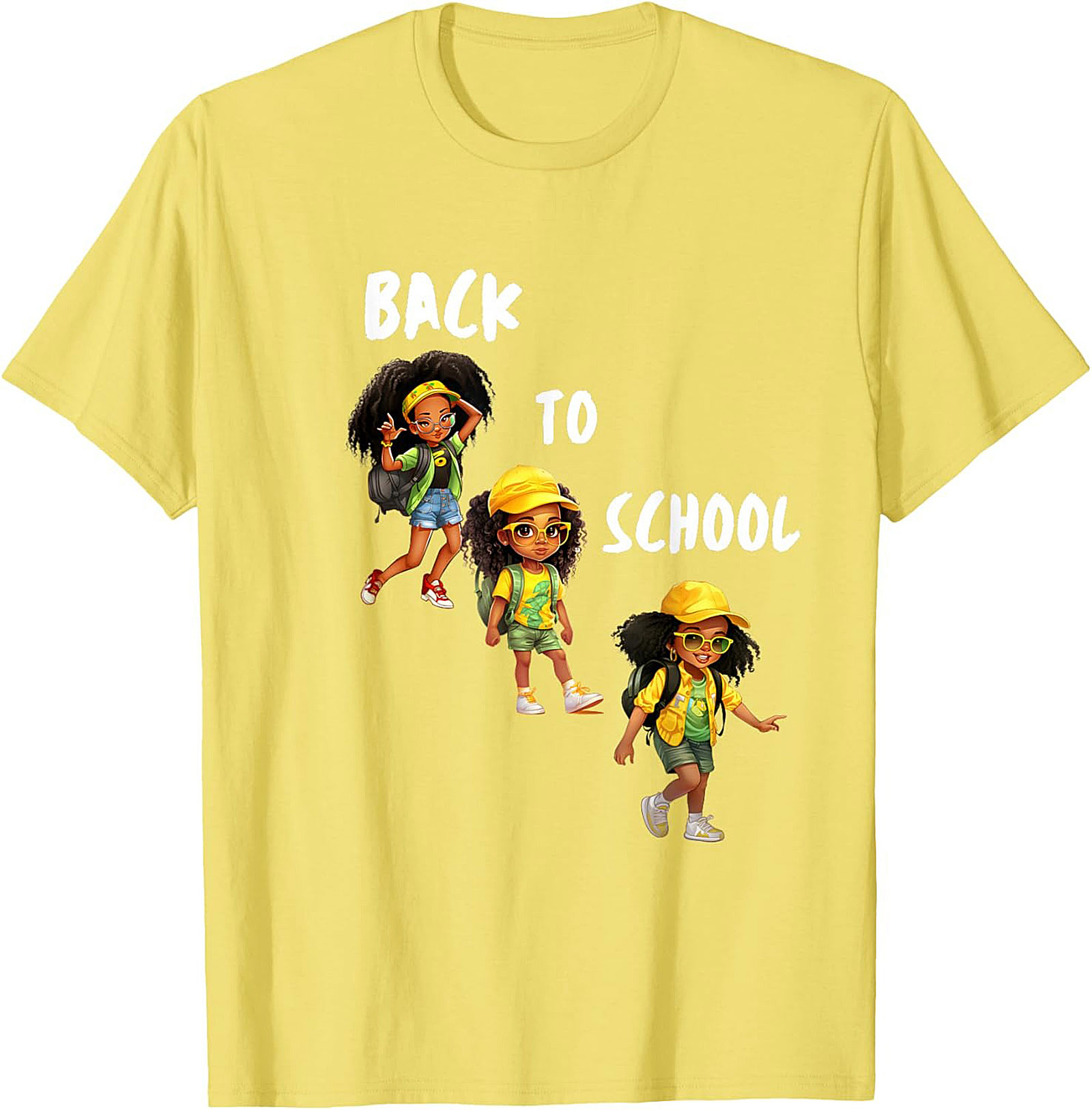 Confident Black Girl Back to School T-shirt | First Day of School Graphic Tee