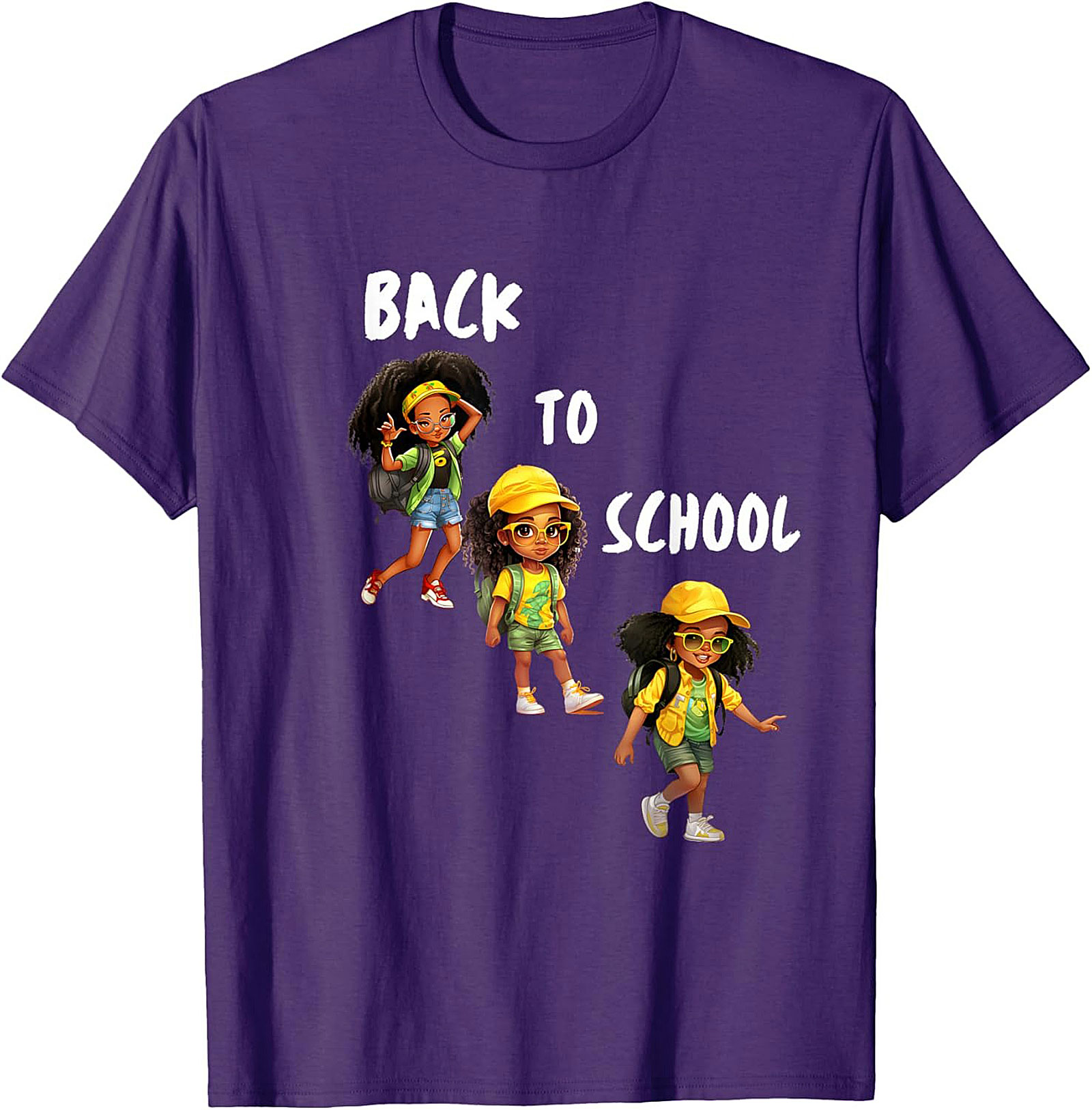Confident Black Girl Back to School T-shirt | First Day of School Graphic Tee