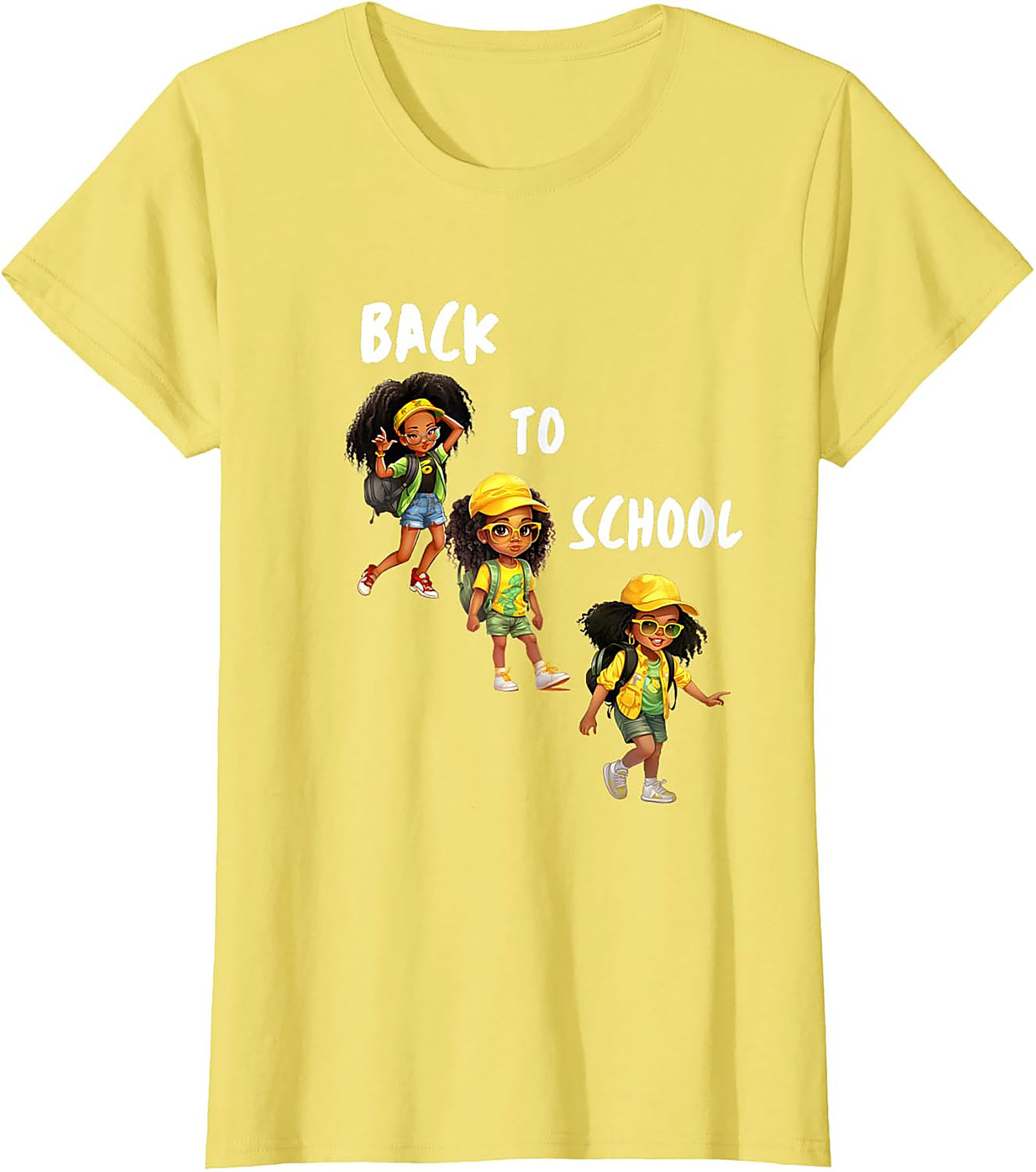 Confident Black Girl Back to School T-shirt | First Day of School Graphic Tee