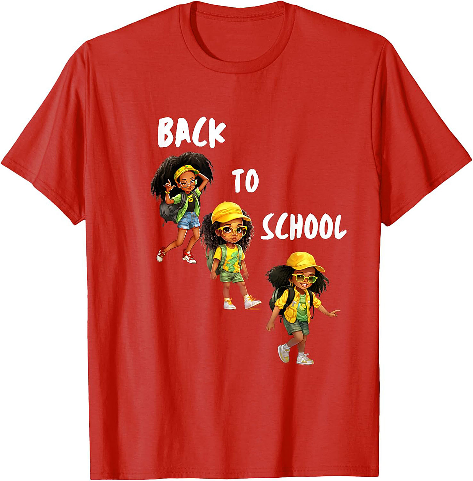 Confident Black Girl Back to School T-shirt | First Day of School Graphic Tee