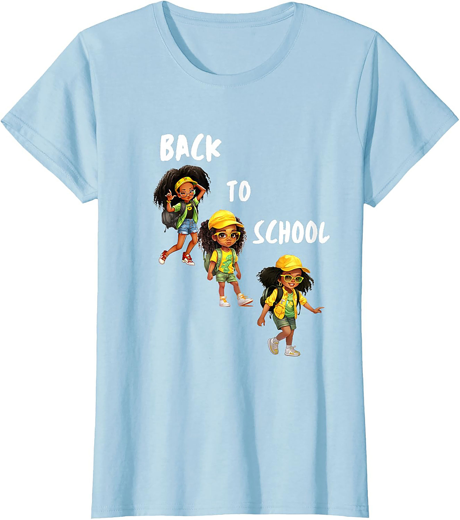 Confident Black Girl Back to School T-shirt | First Day of School Graphic Tee