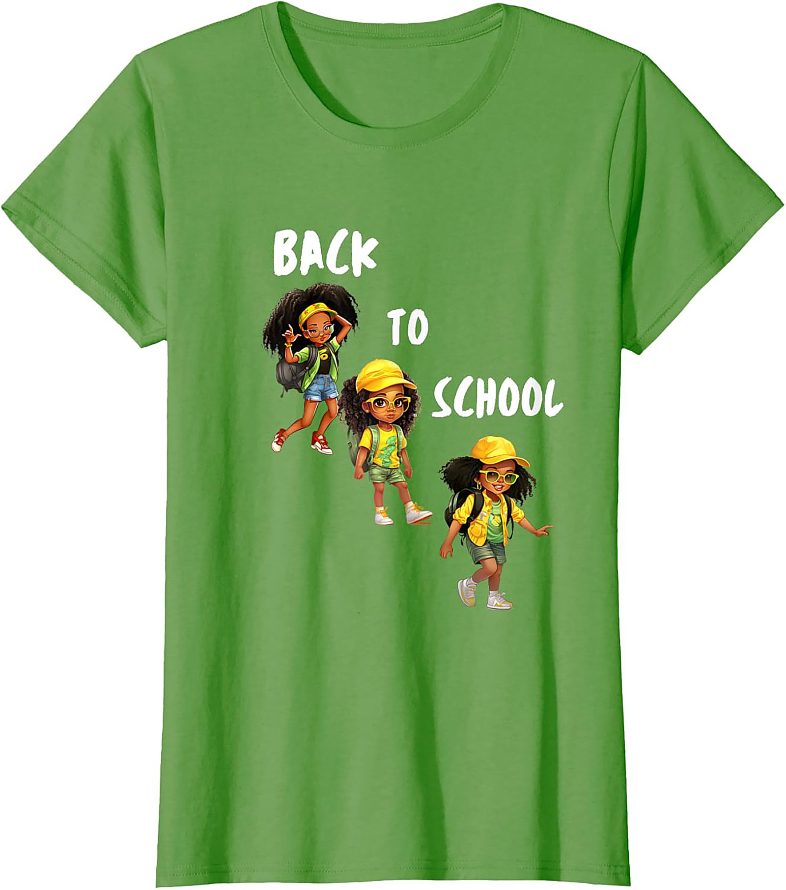 Confident Black Girl Back to School T-shirt | First Day of School Graphic Tee