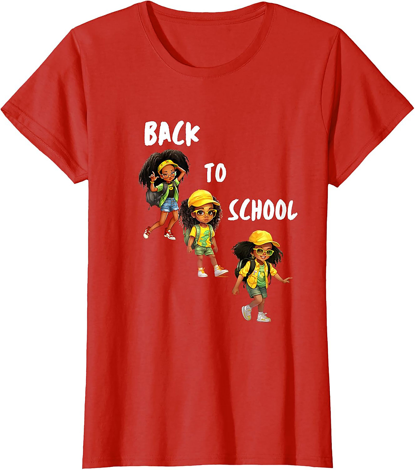 Confident Black Girl Back to School T-shirt | First Day of School Graphic Tee