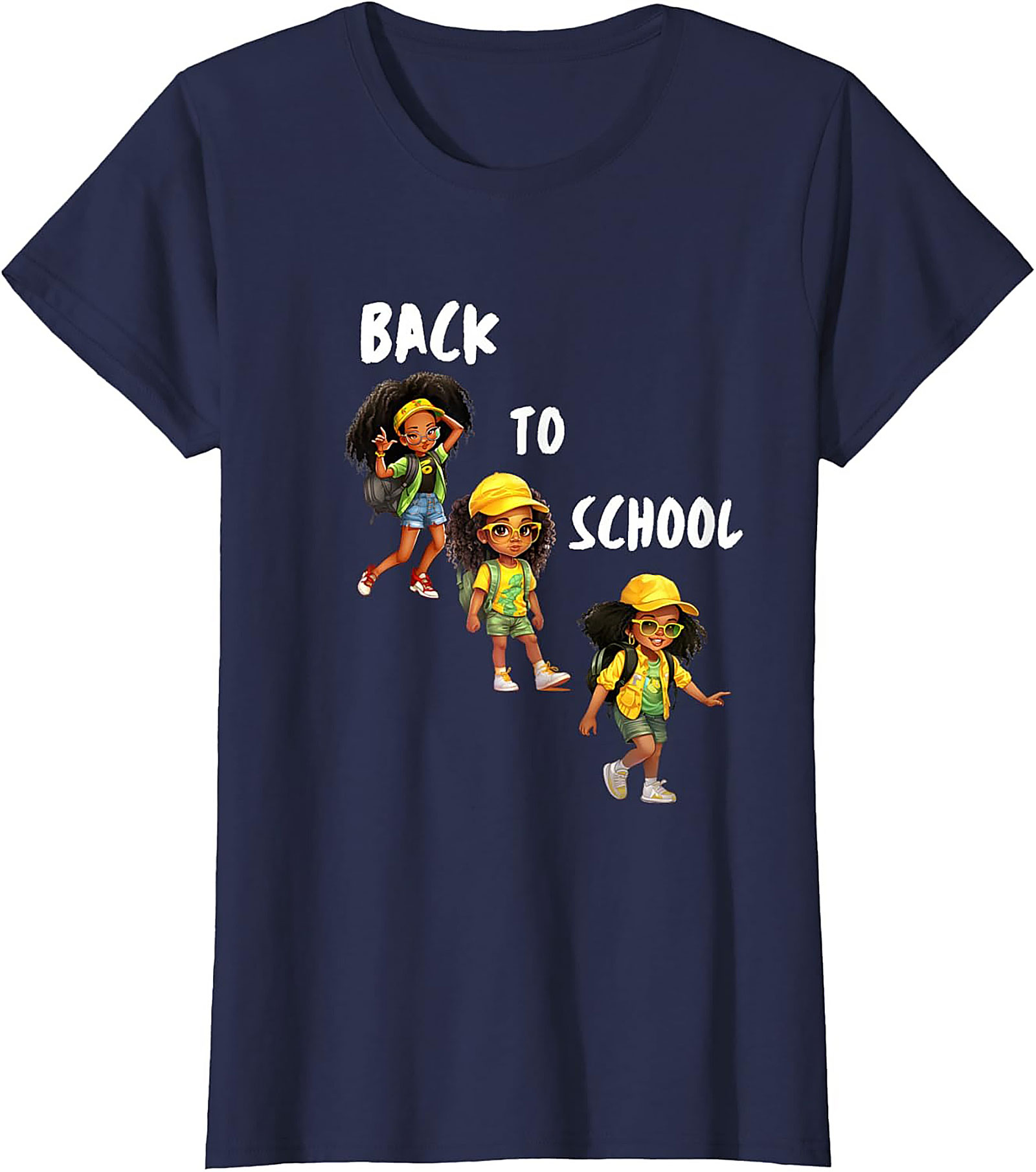 Confident Black Girl Back to School T-shirt | First Day of School Graphic Tee