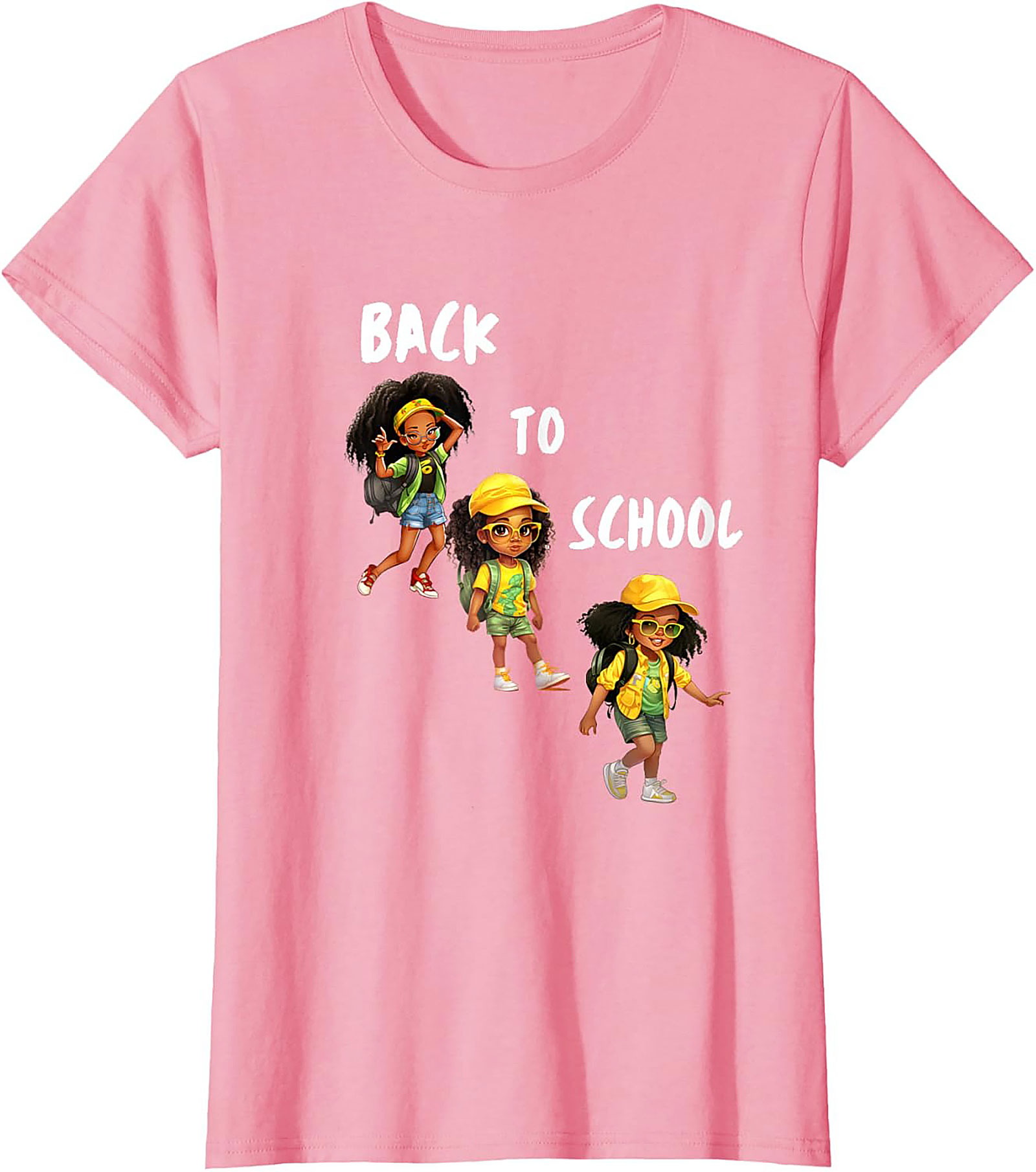 Confident Black Girl Back to School T-shirt | First Day of School Graphic Tee