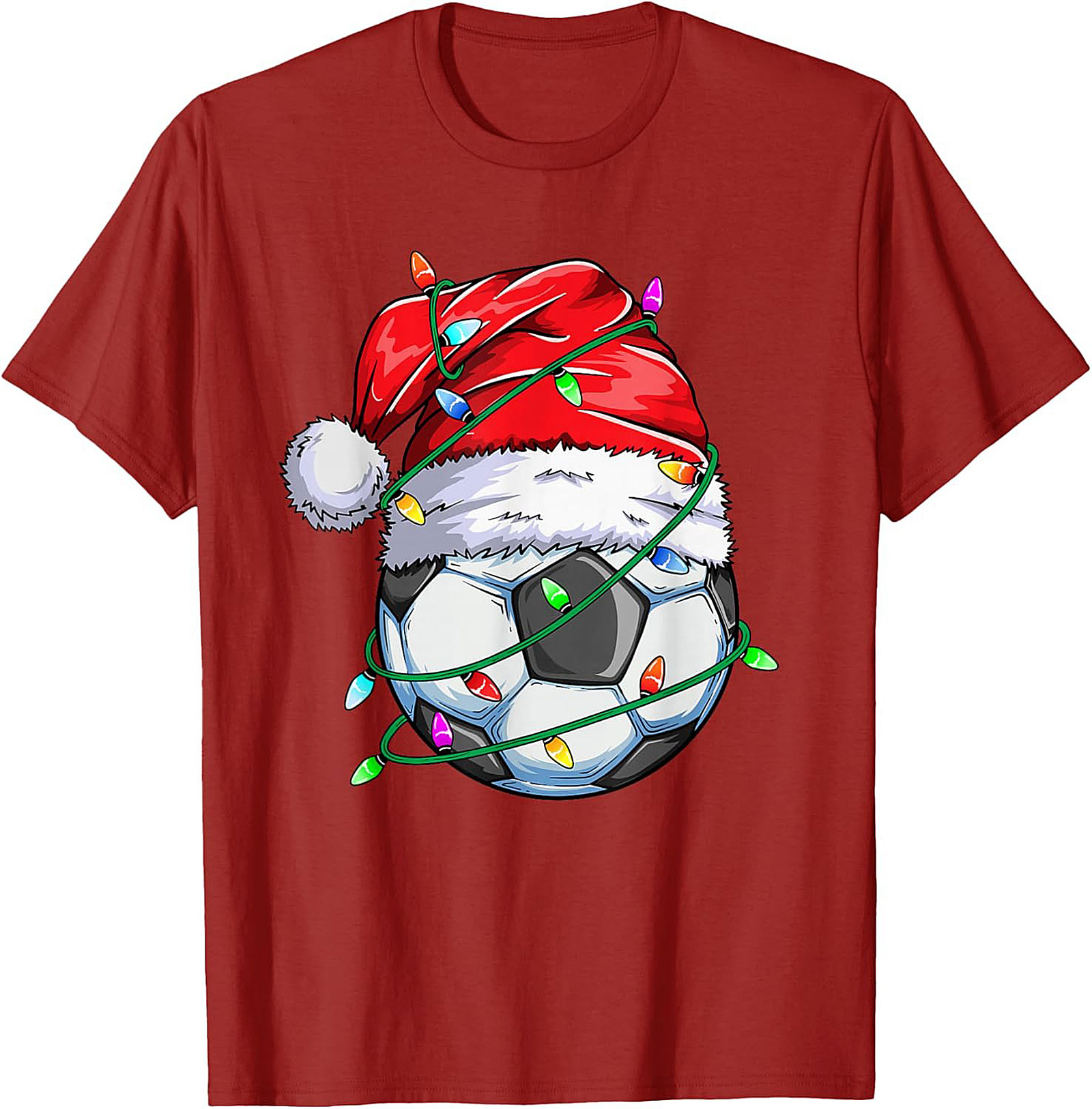 Funny Christmas Soccer T-shirt – Holiday Football Tee