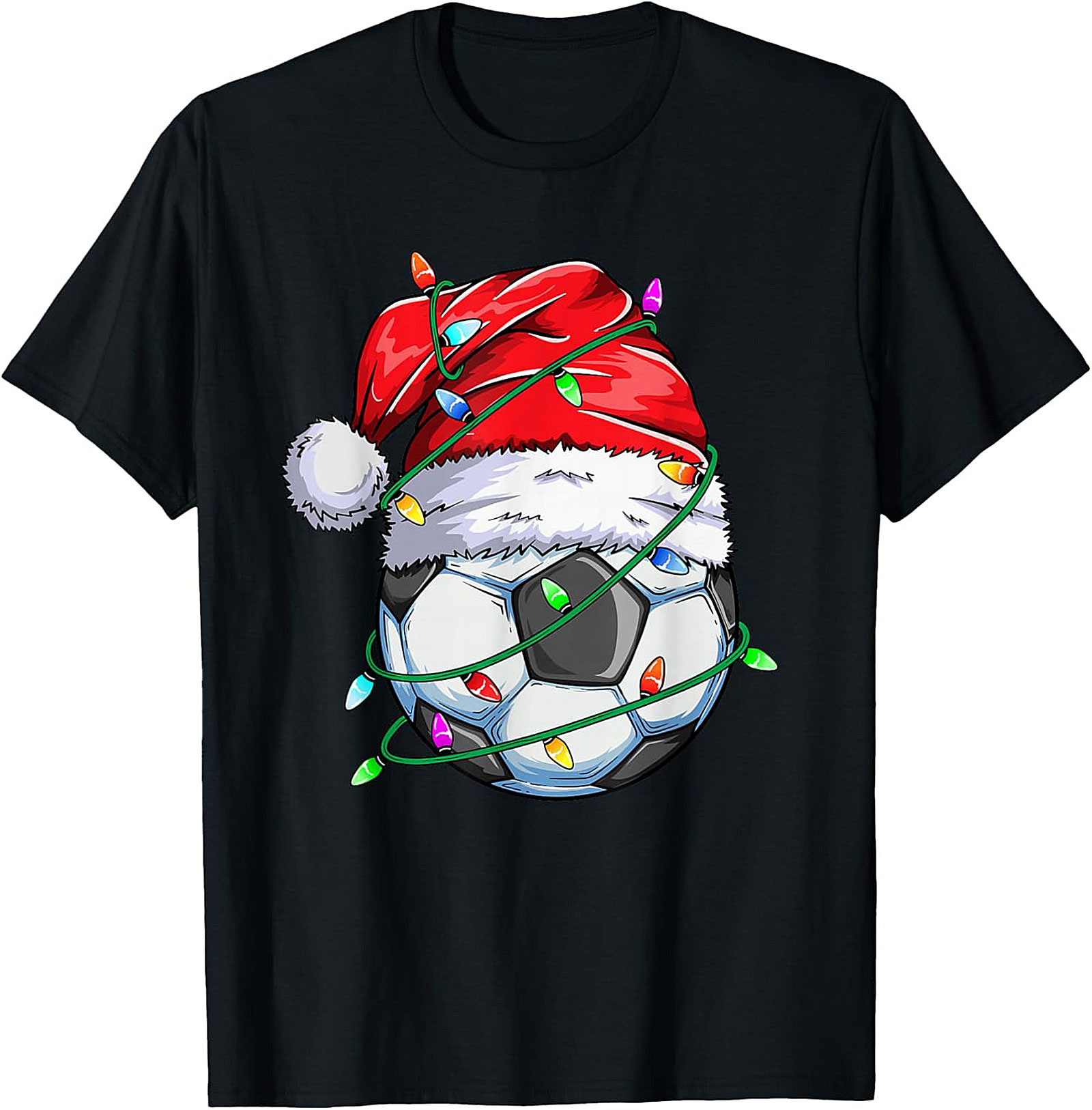 Funny Christmas Soccer T-shirt – Holiday Football Tee