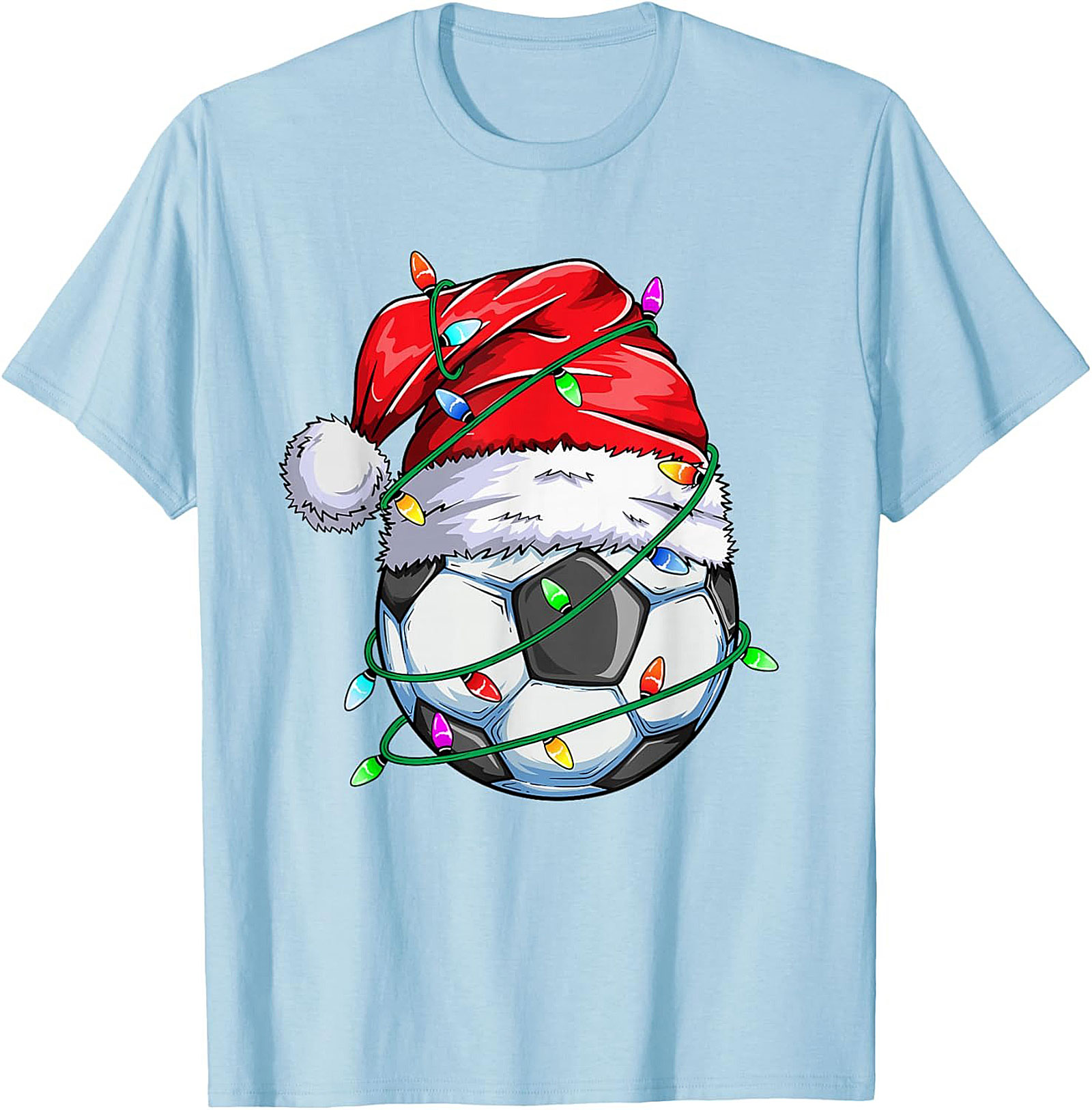 Funny Christmas Soccer T-shirt – Holiday Football Tee
