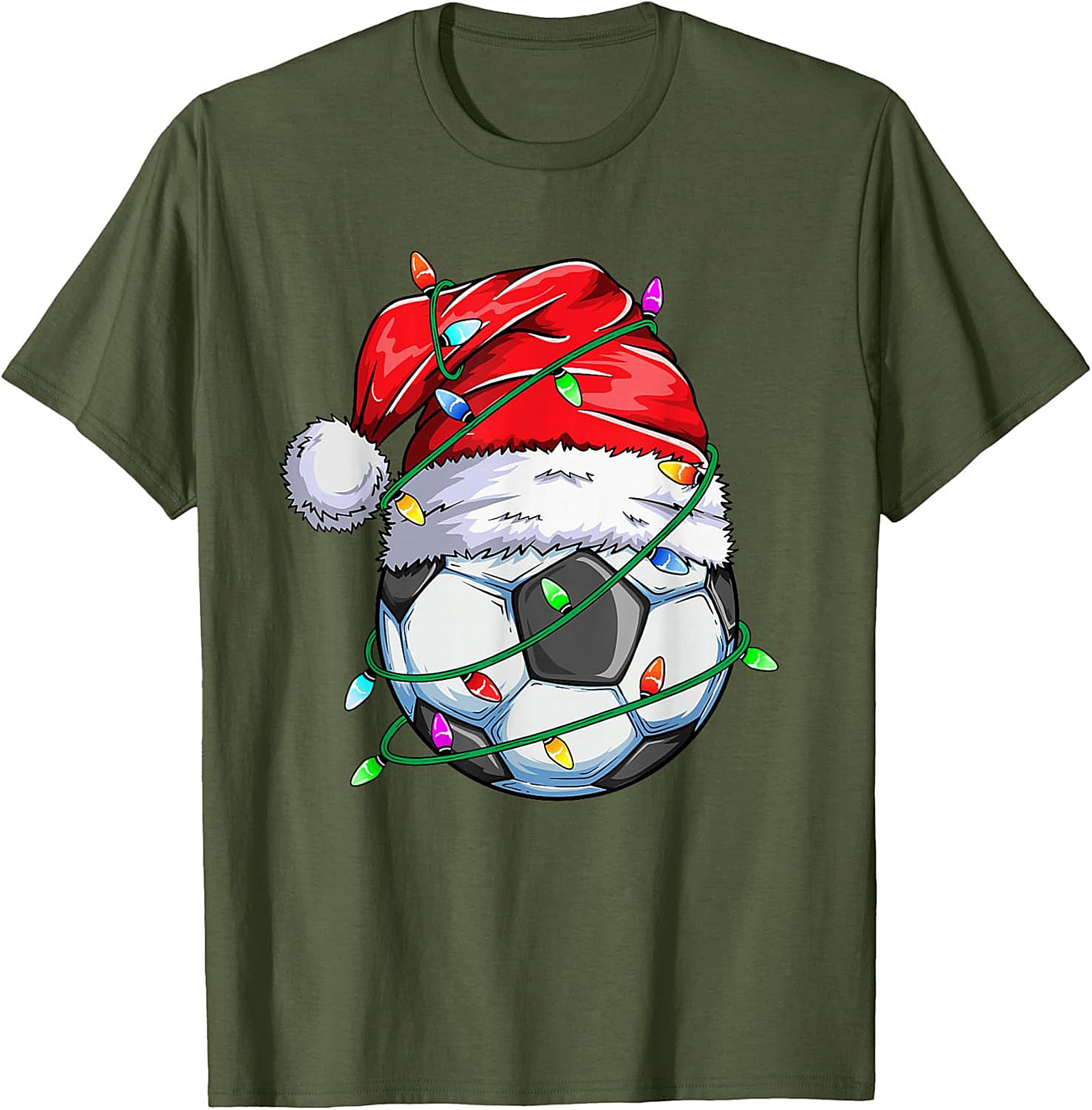 Funny Christmas Soccer T-shirt – Holiday Football Tee
