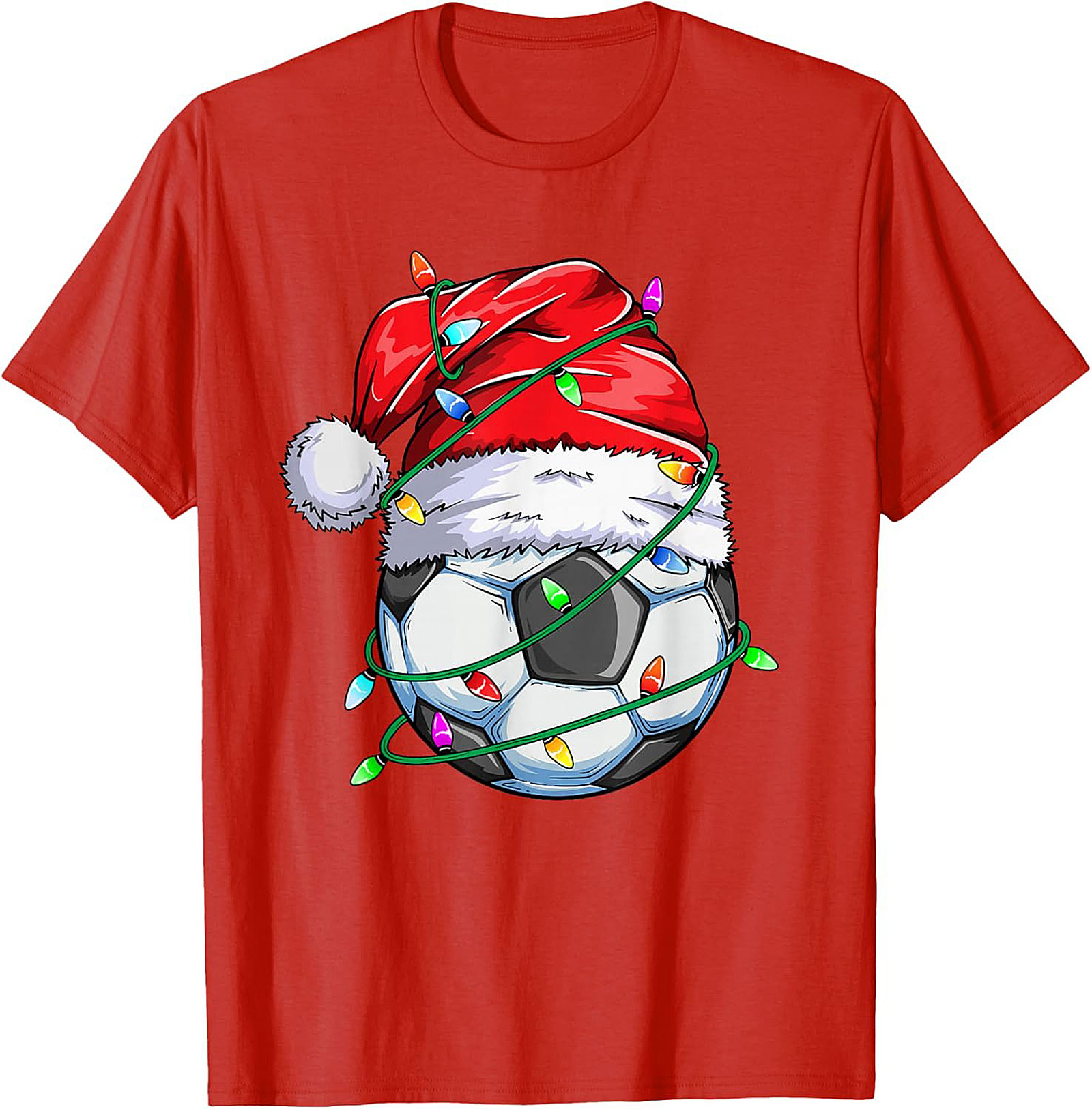 Funny Christmas Soccer T-shirt – Holiday Football Tee