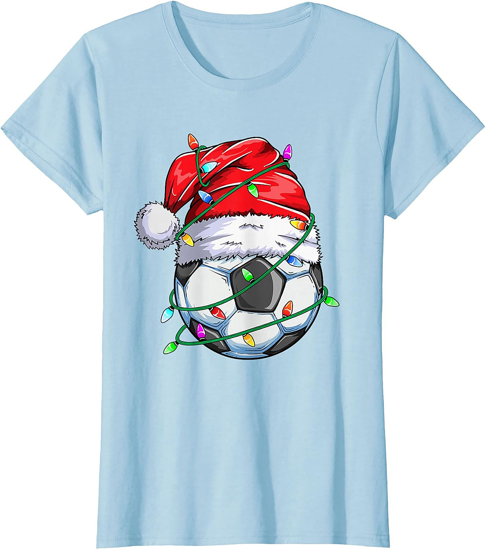 Funny Christmas Soccer T-shirt – Holiday Football Tee