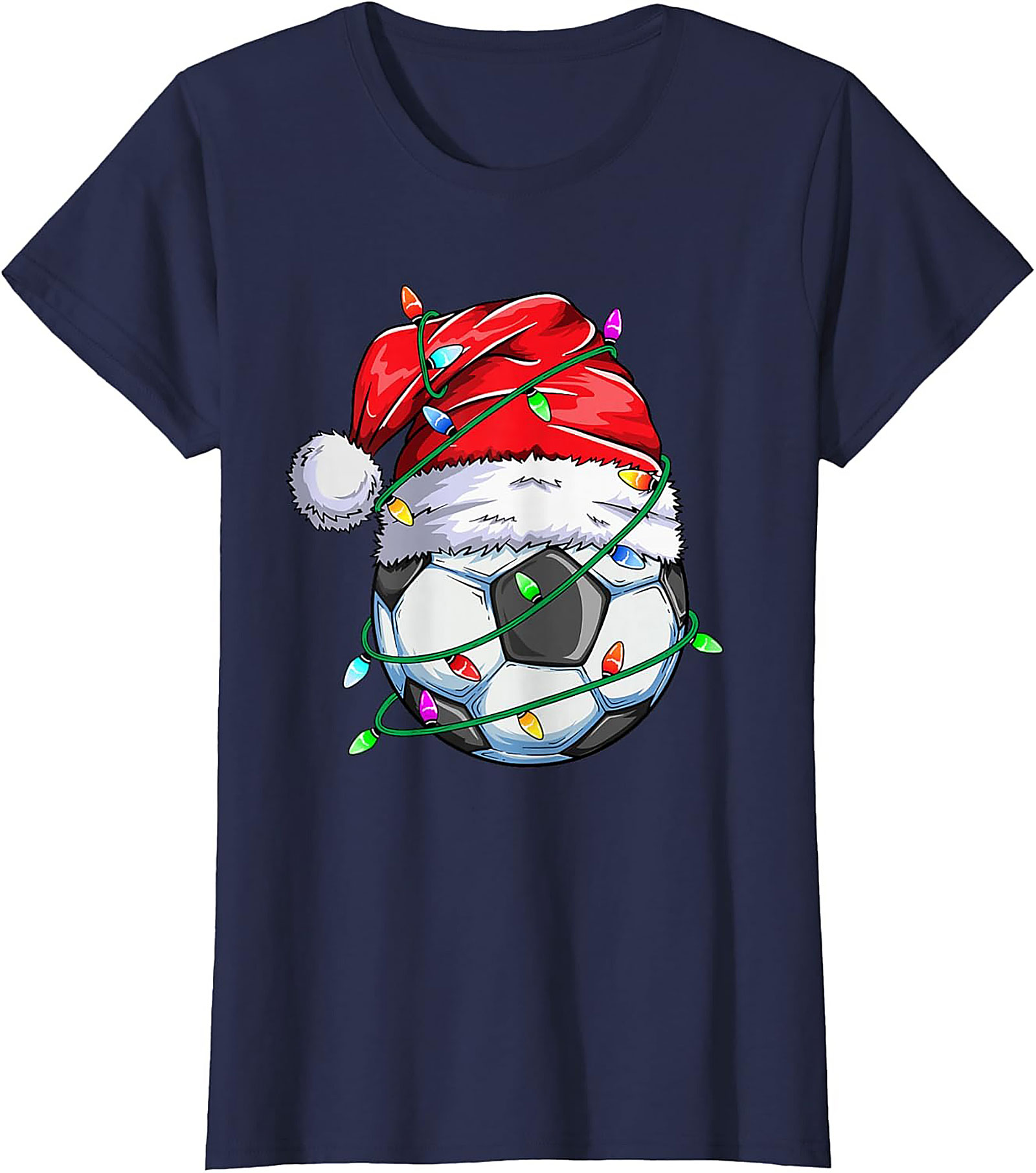 Funny Christmas Soccer T-shirt – Holiday Football Tee