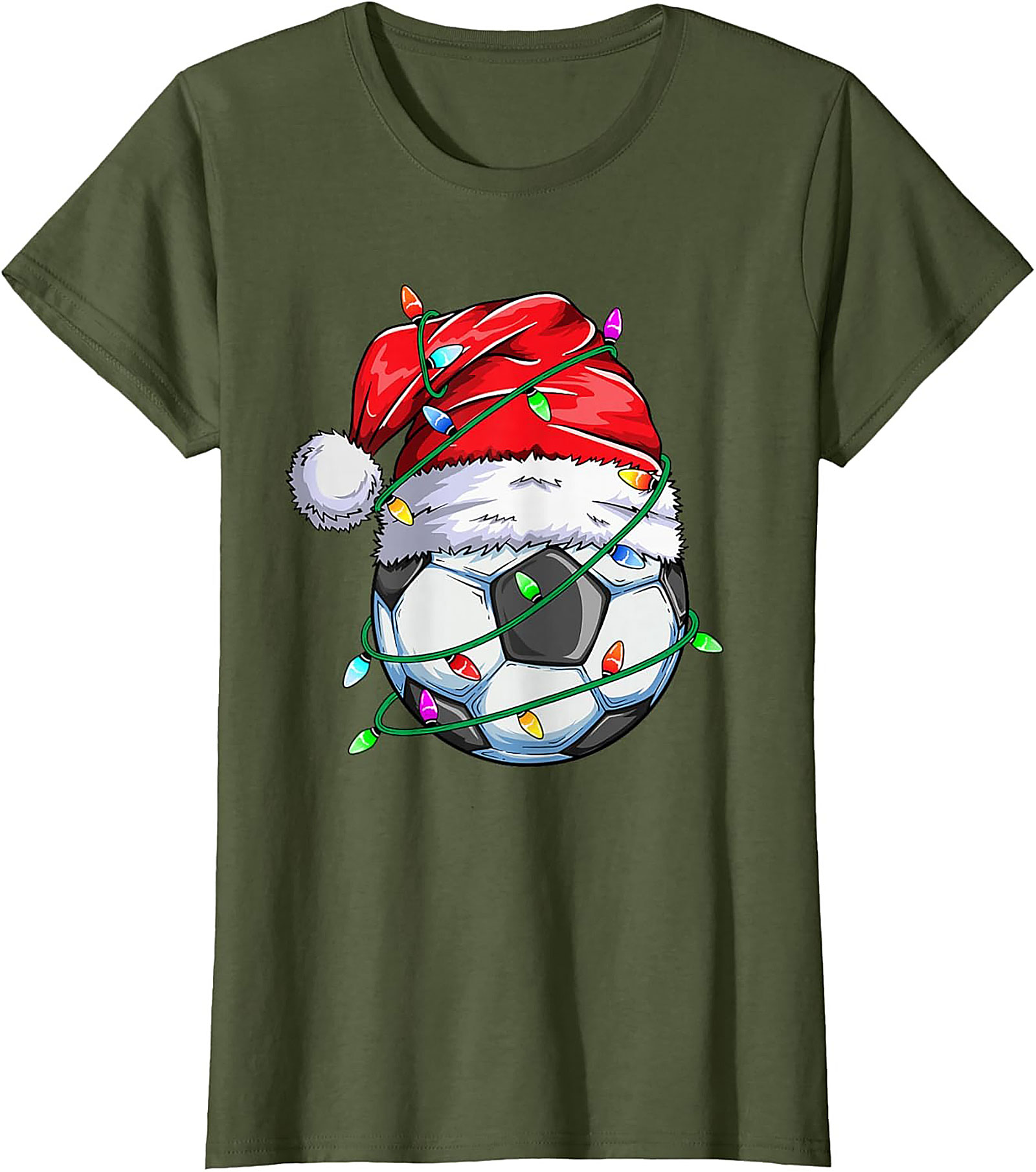 Funny Christmas Soccer T-shirt – Holiday Football Tee