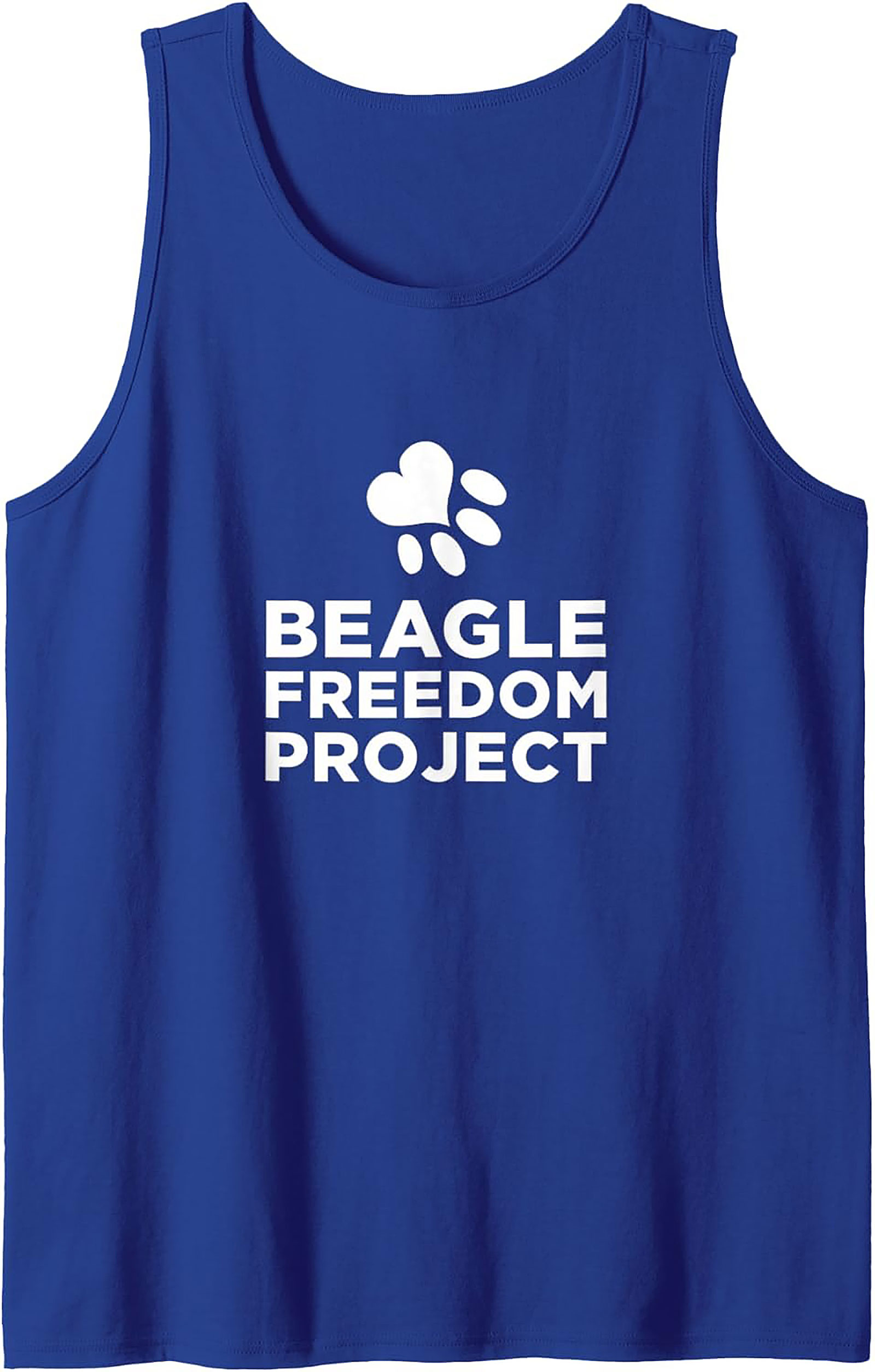 Beagle Freedom Project Graphic Tank Top | Unisex Dog Rescue Sleeveless Shirt