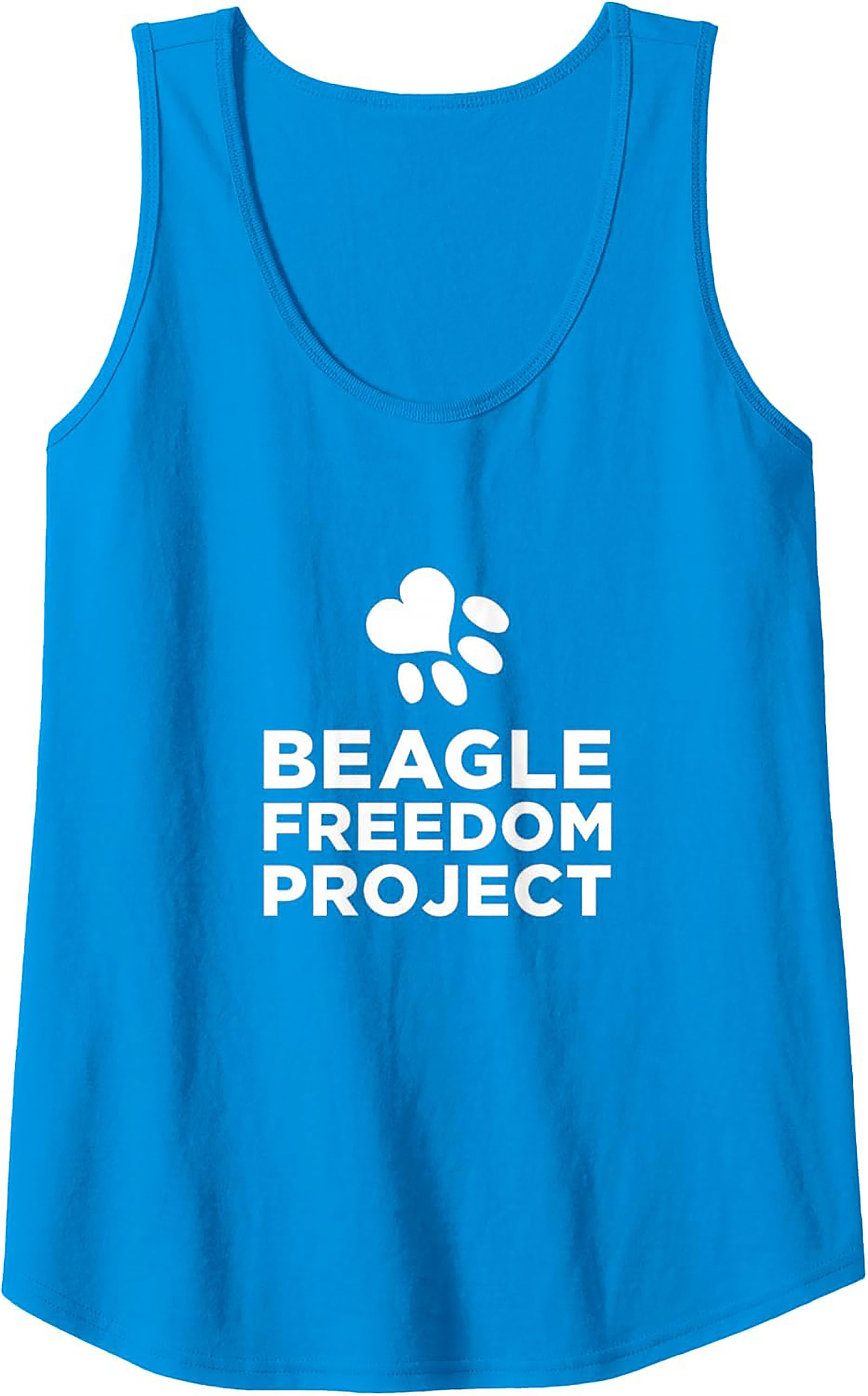 Beagle Freedom Project Graphic Tank Top | Unisex Dog Rescue Sleeveless Shirt