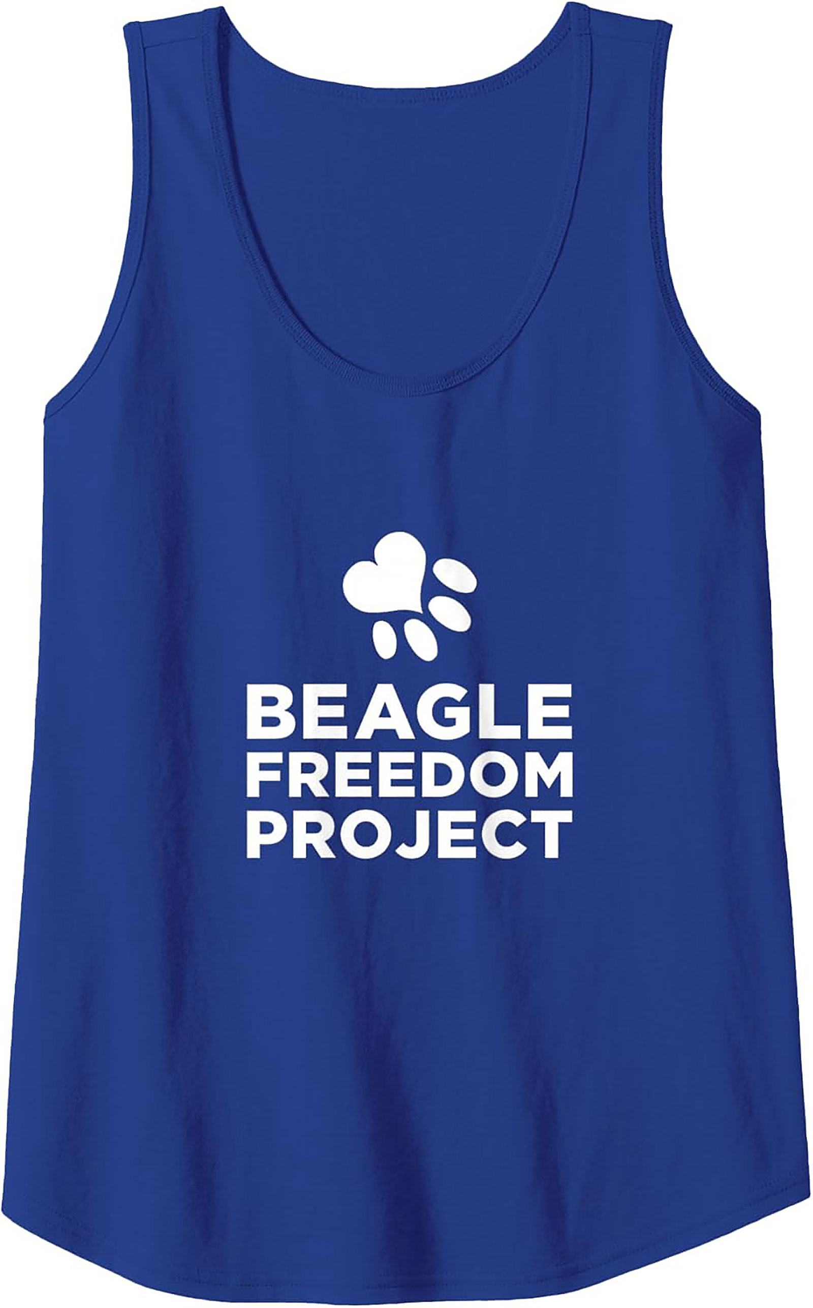 Beagle Freedom Project Graphic Tank Top | Unisex Dog Rescue Sleeveless Shirt