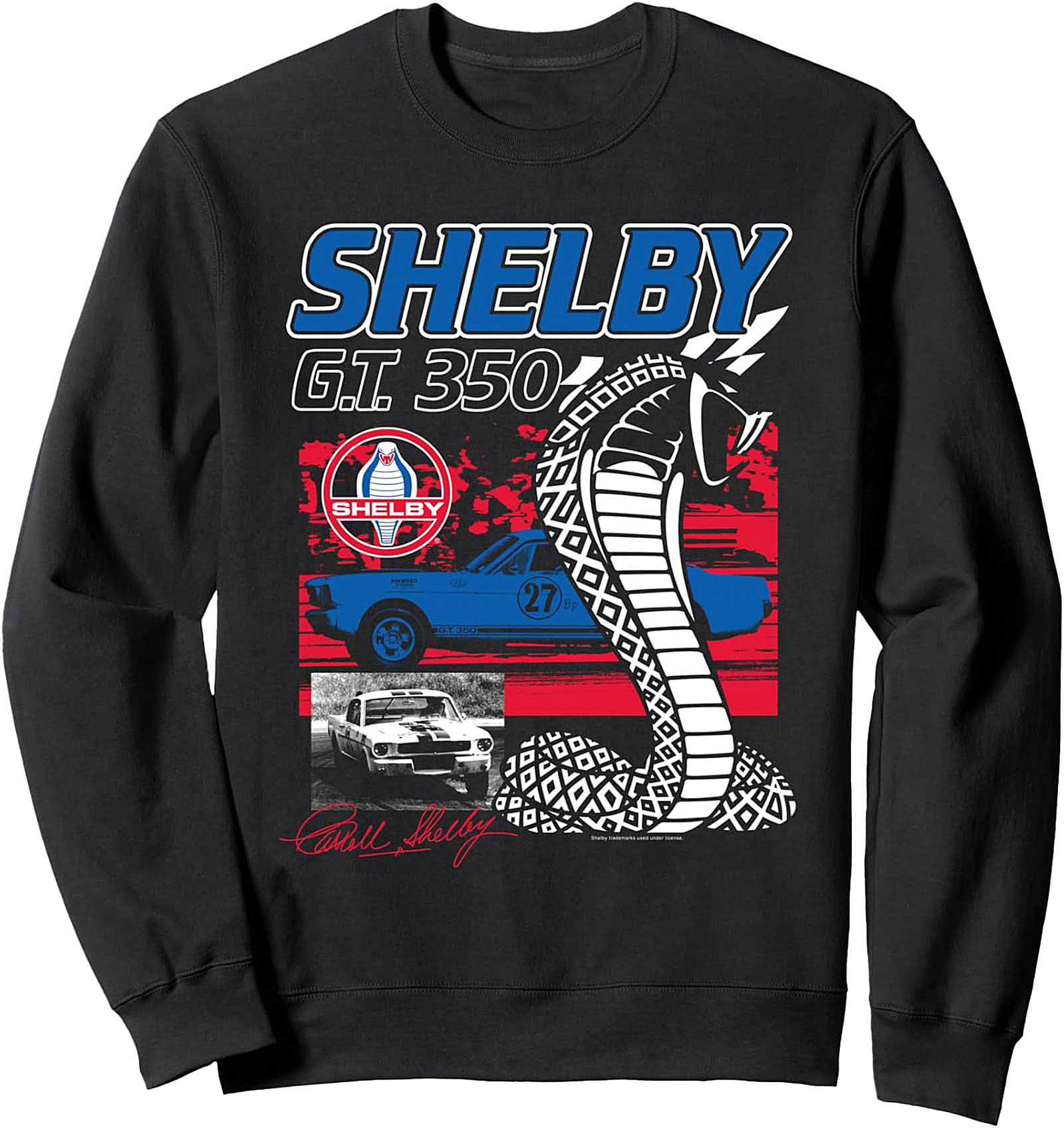 Shelby GT 350 Cobra Graphic Crewneck Sweatshirt