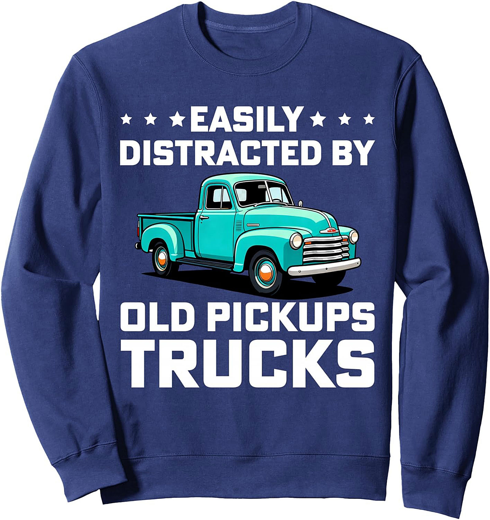 Vintage Truck Crewneck Sweatshirt Old Pickup Truck Gift Idea