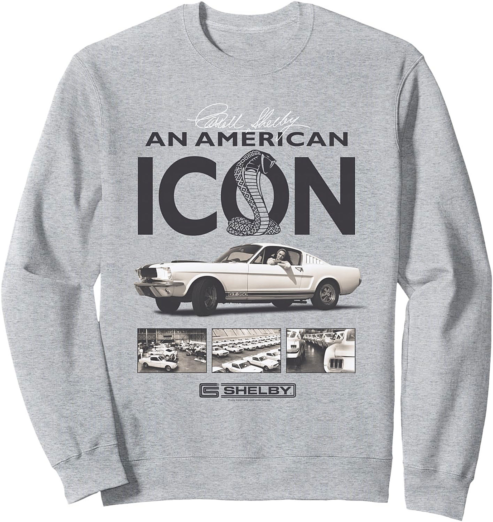 Carroll Shelby Cobra Graphic Sweatshirt American Icon