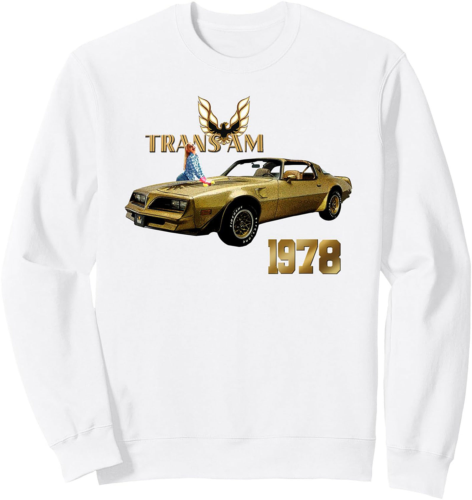 Iconic 1978 Trans Am Sweatshirt Classic Crewneck Pullover