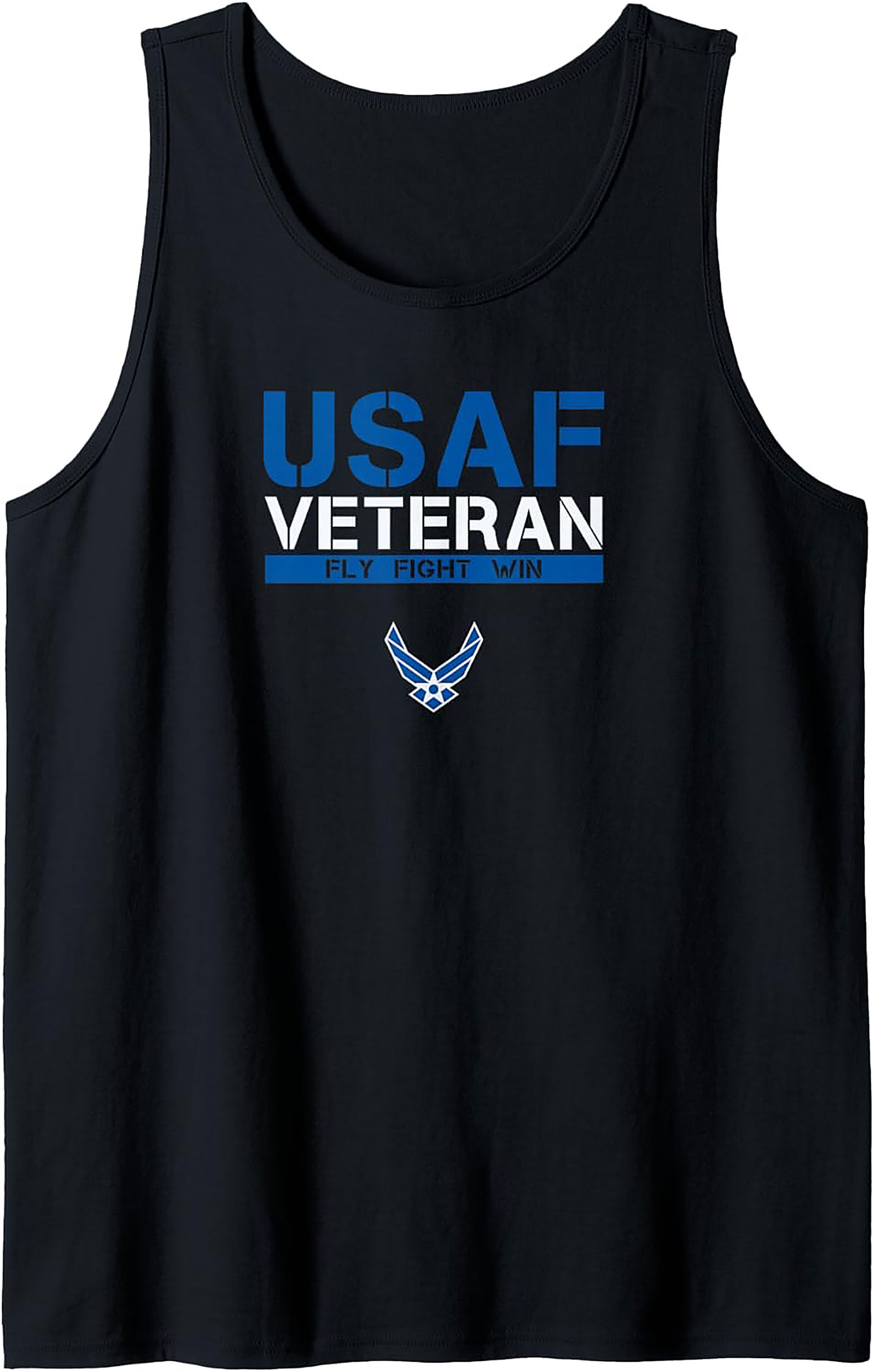 USAF Veteran Tank Top | Fly Fight Win Graphic Tank