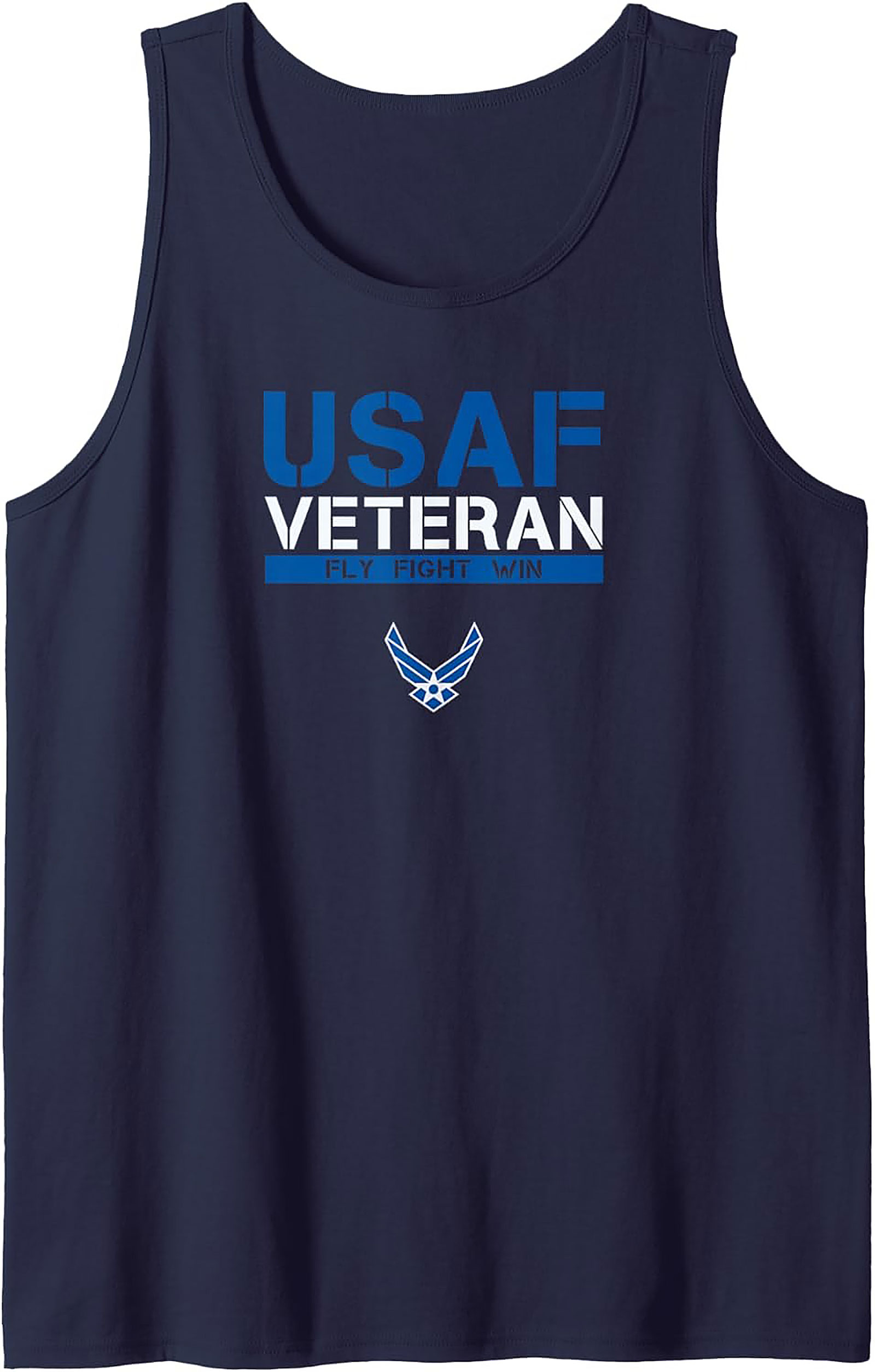 USAF Veteran Tank Top | Fly Fight Win Graphic Tank
